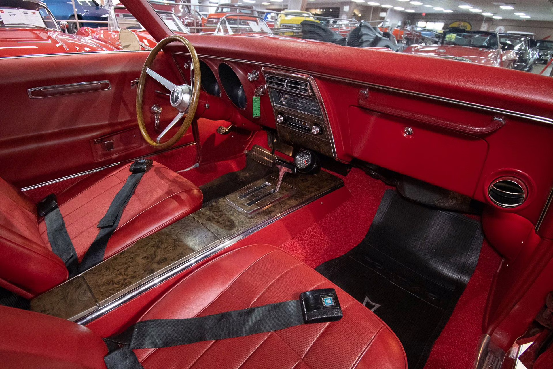 1968 Solar Red Pontiac Firebird