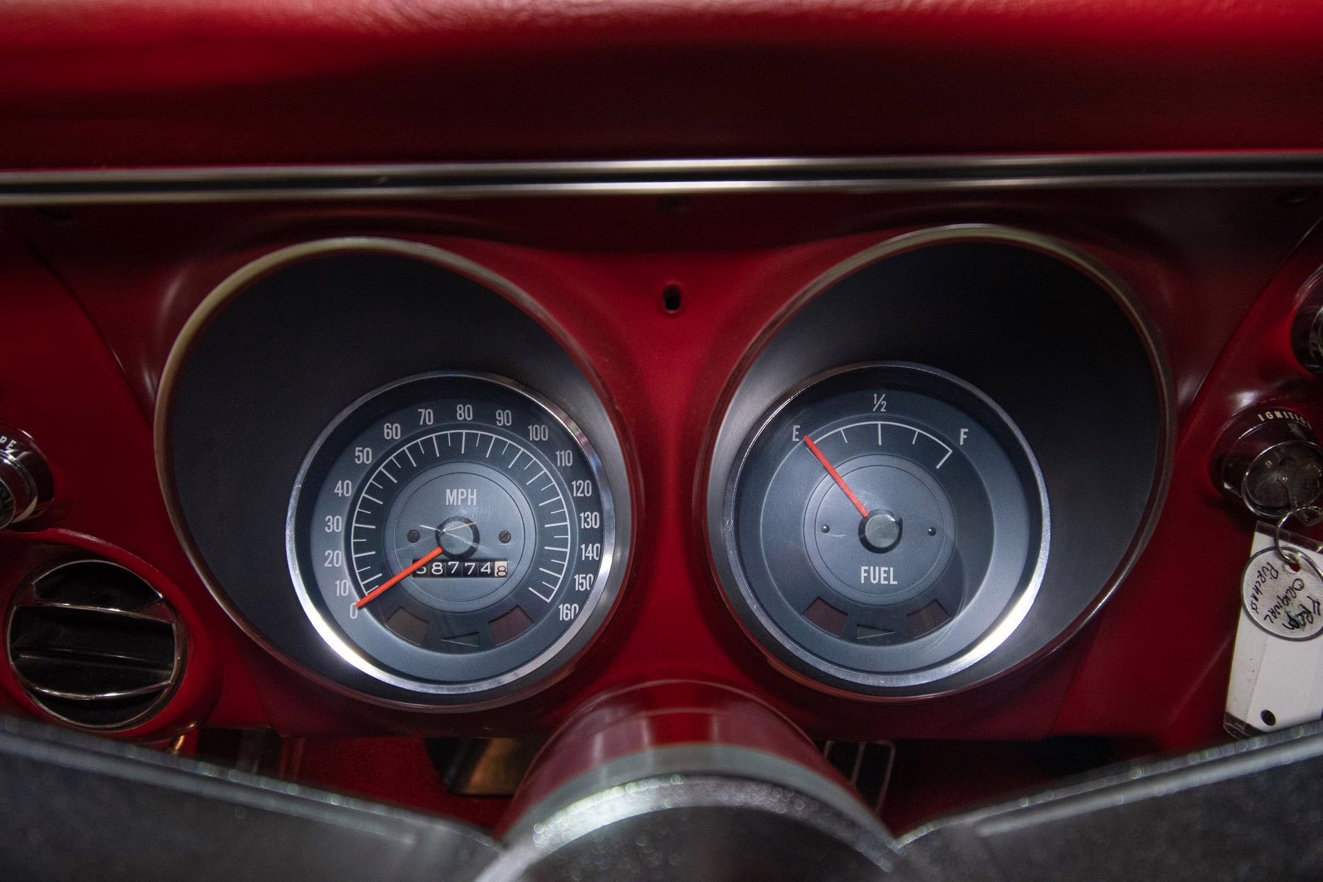 1968 Solar Red Pontiac Firebird