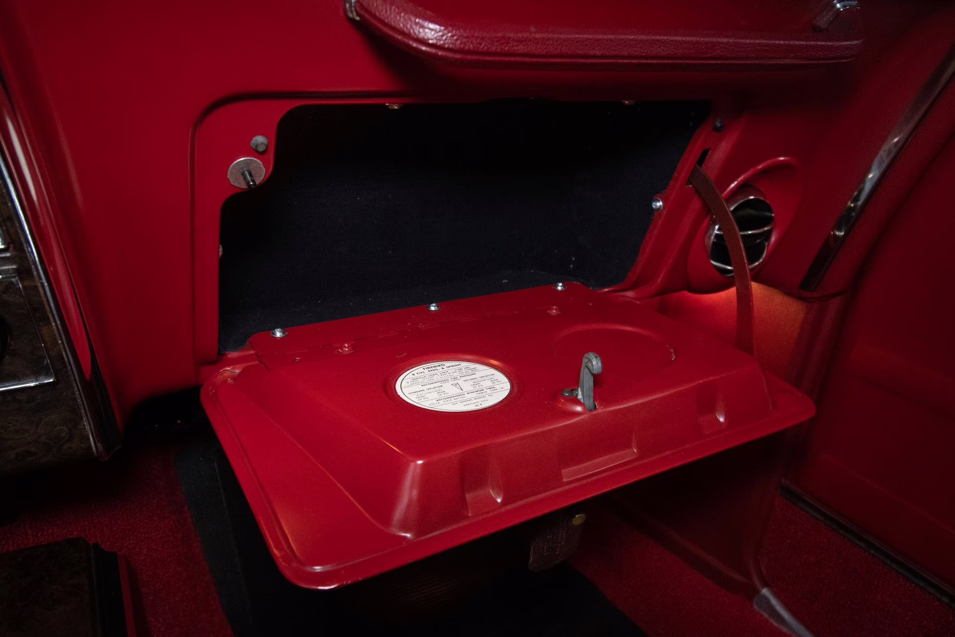 1968 Solar Red Pontiac Firebird