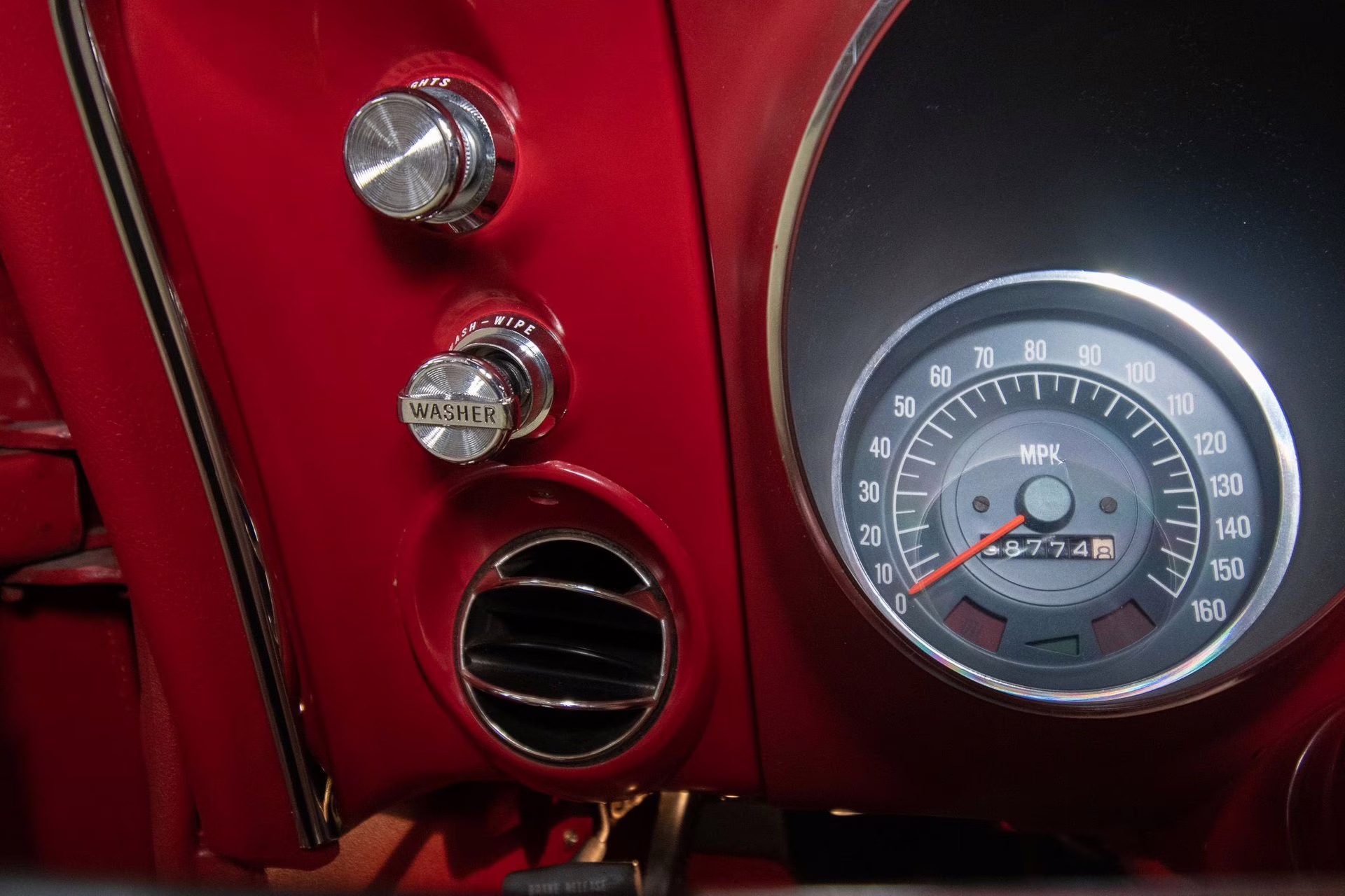 1968 Solar Red Pontiac Firebird