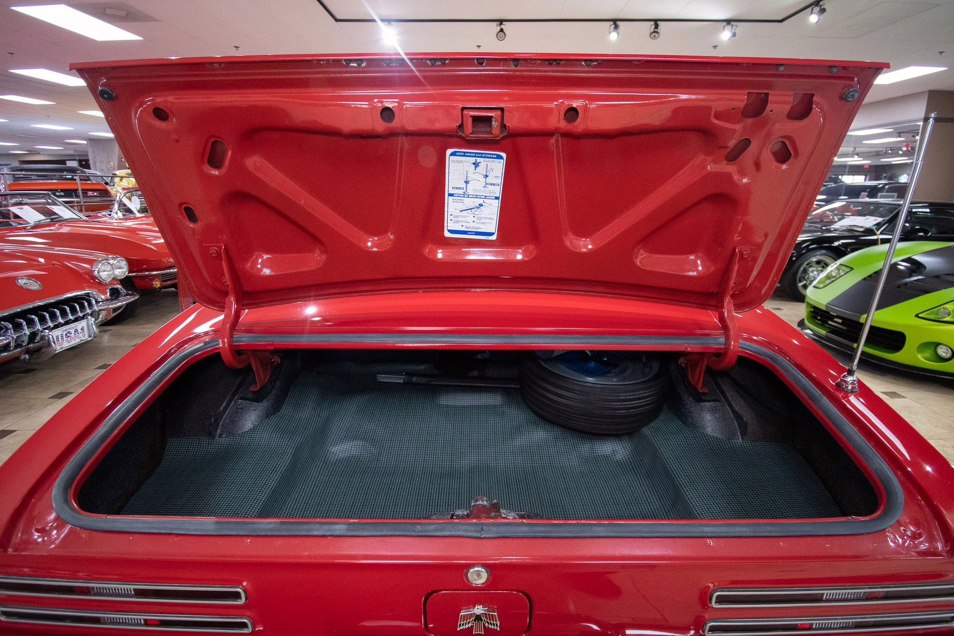 1968 Solar Red Pontiac Firebird