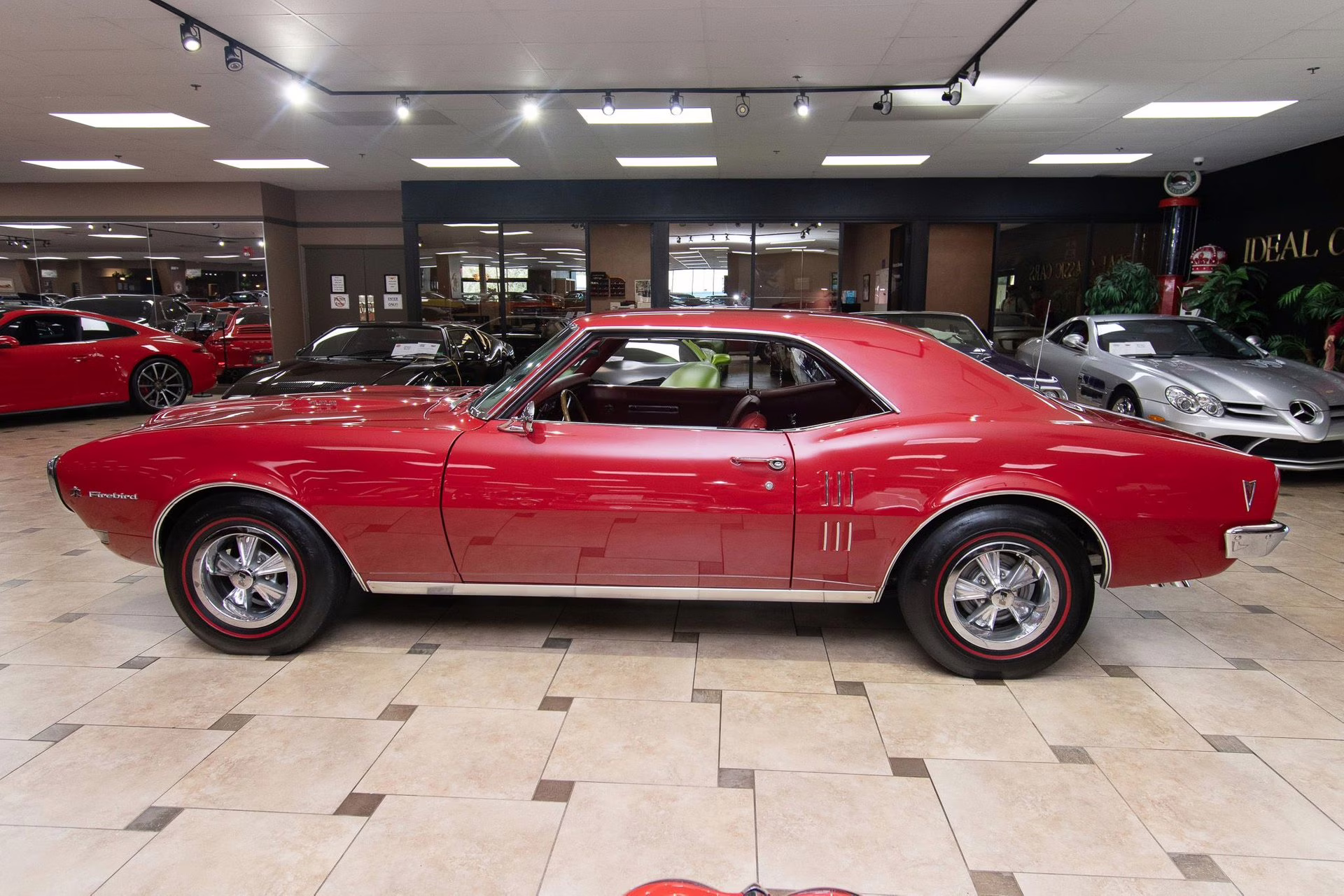 1968 Solar Red Pontiac Firebird