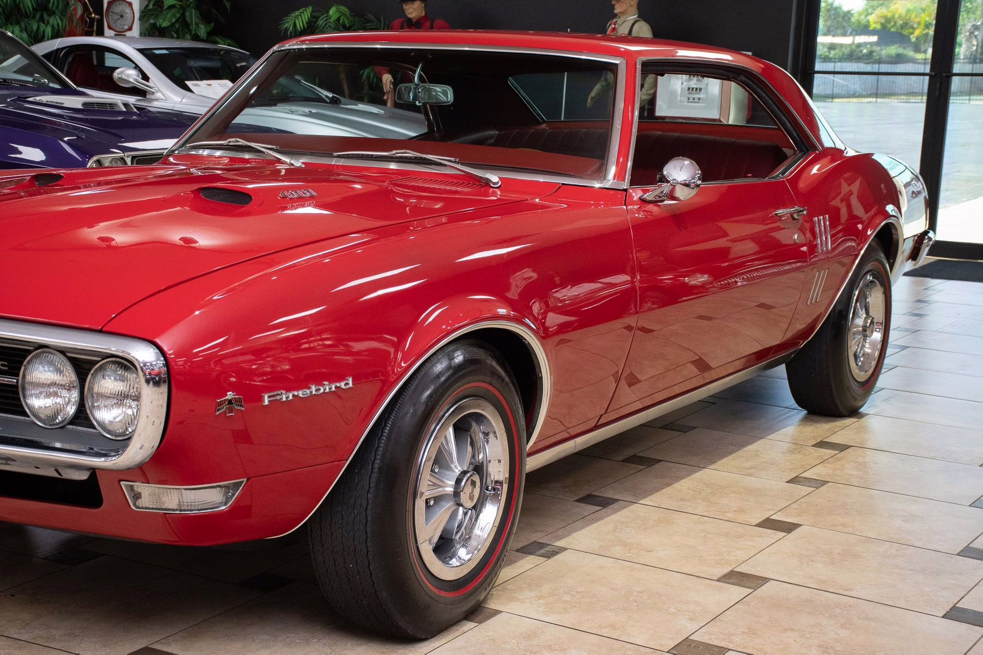 1968 Solar Red Pontiac Firebird