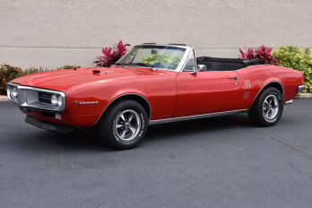 1967 Regimental Red Pontiac Firebird