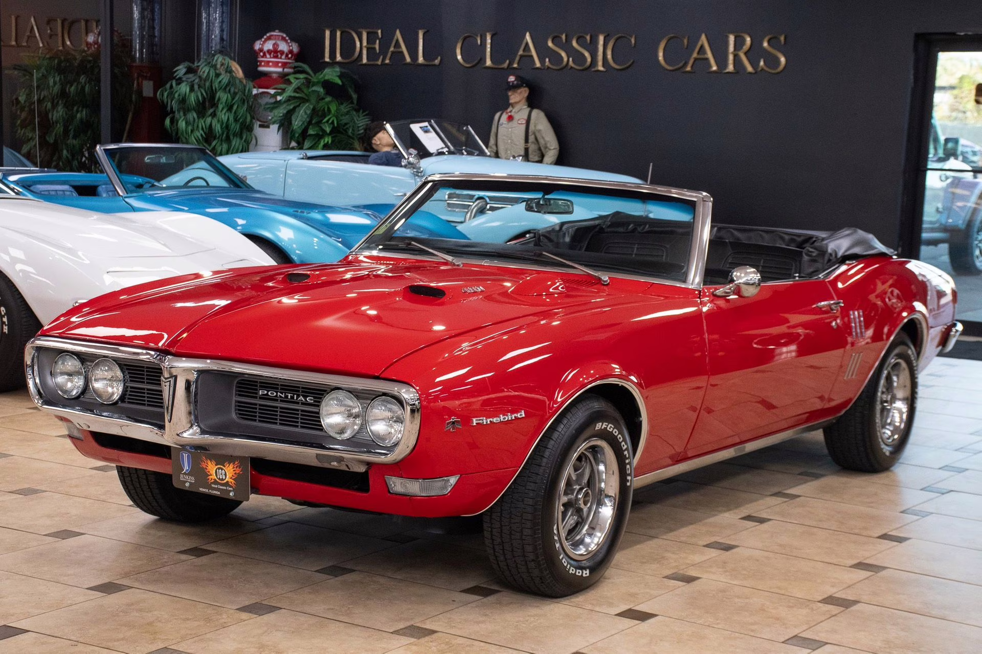 1968 Solar Red Pontiac Firebird
