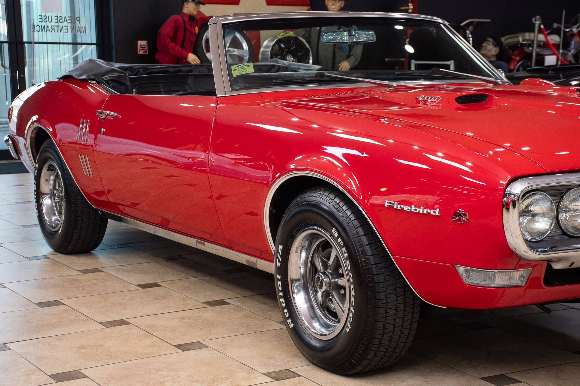 1968 Solar Red Pontiac Firebird