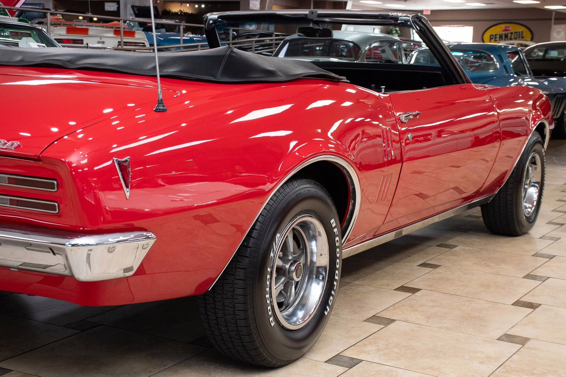 1968 Solar Red Pontiac Firebird