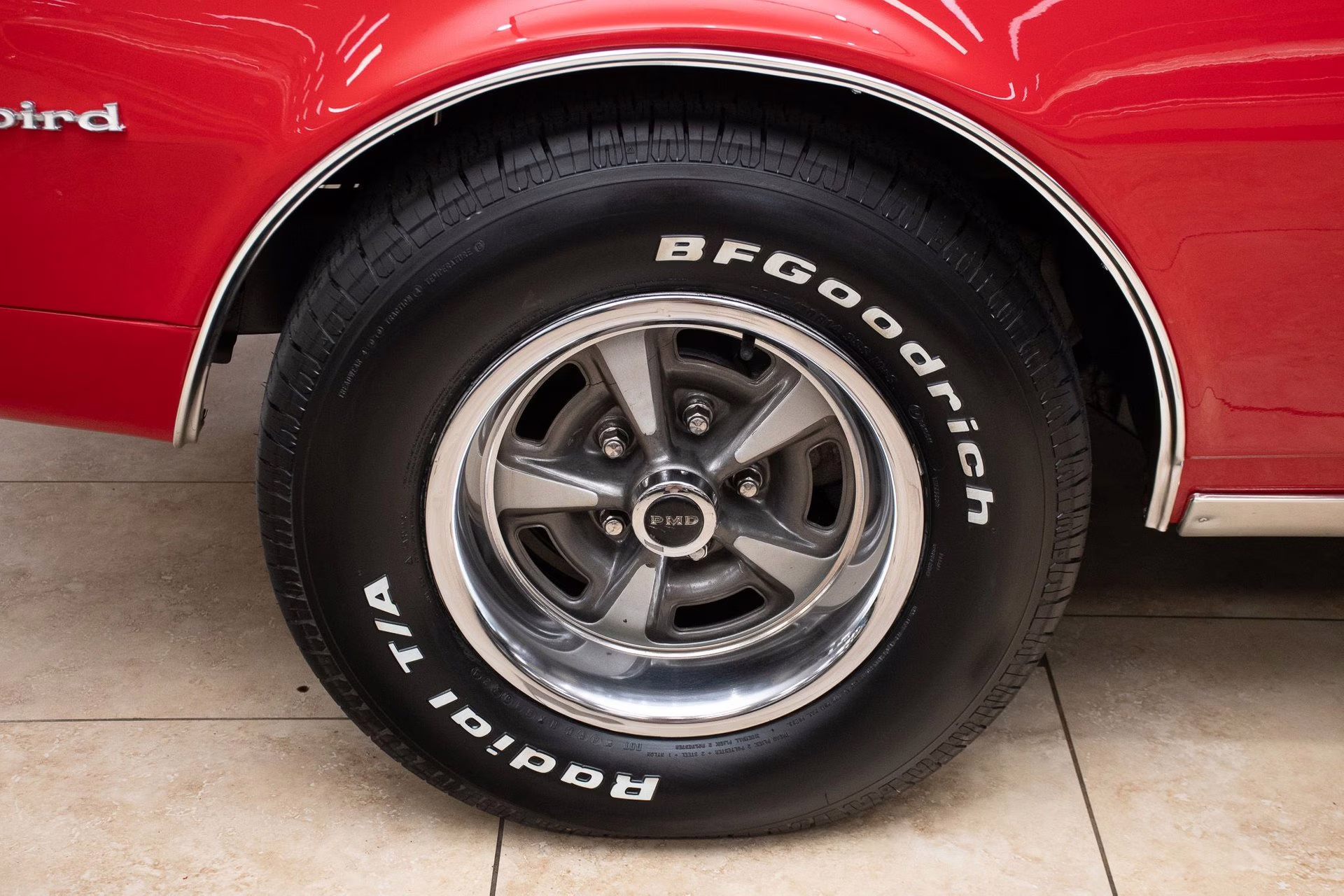 1968 Solar Red Pontiac Firebird