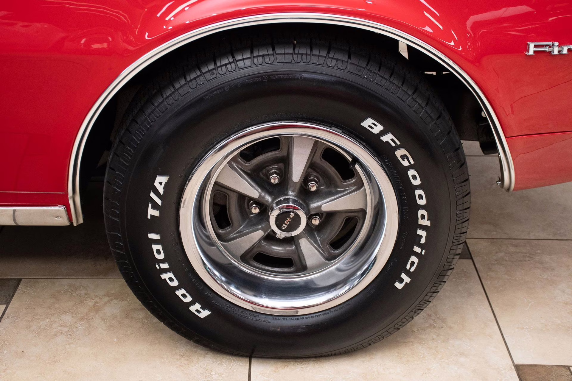 1968 Solar Red Pontiac Firebird