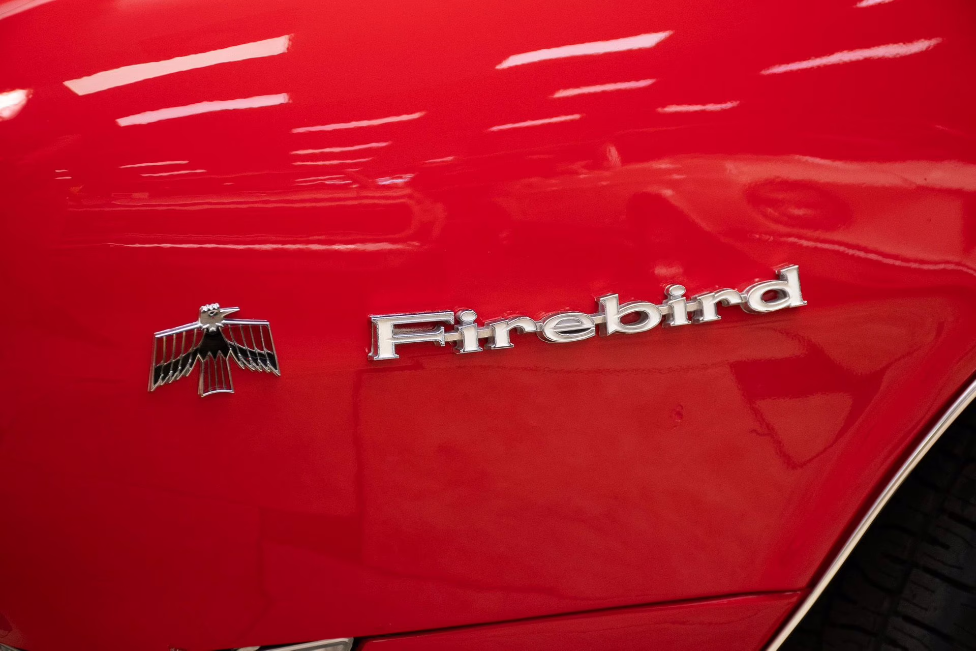 1968 Solar Red Pontiac Firebird