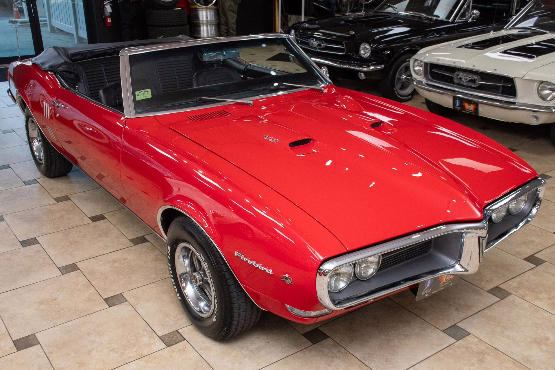 1968 Solar Red Pontiac Firebird