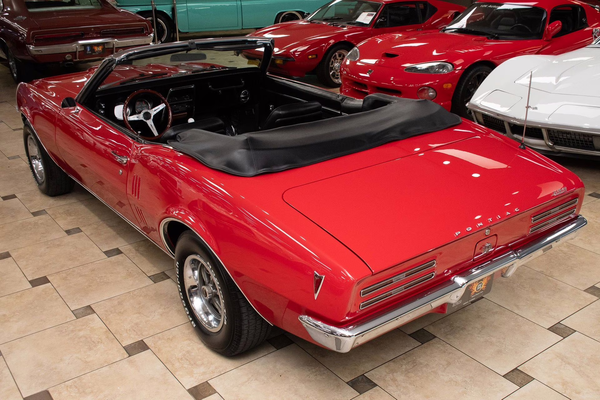 1968 Solar Red Pontiac Firebird