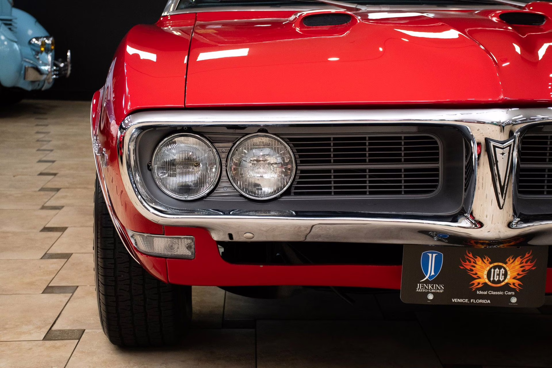 1968 Solar Red Pontiac Firebird