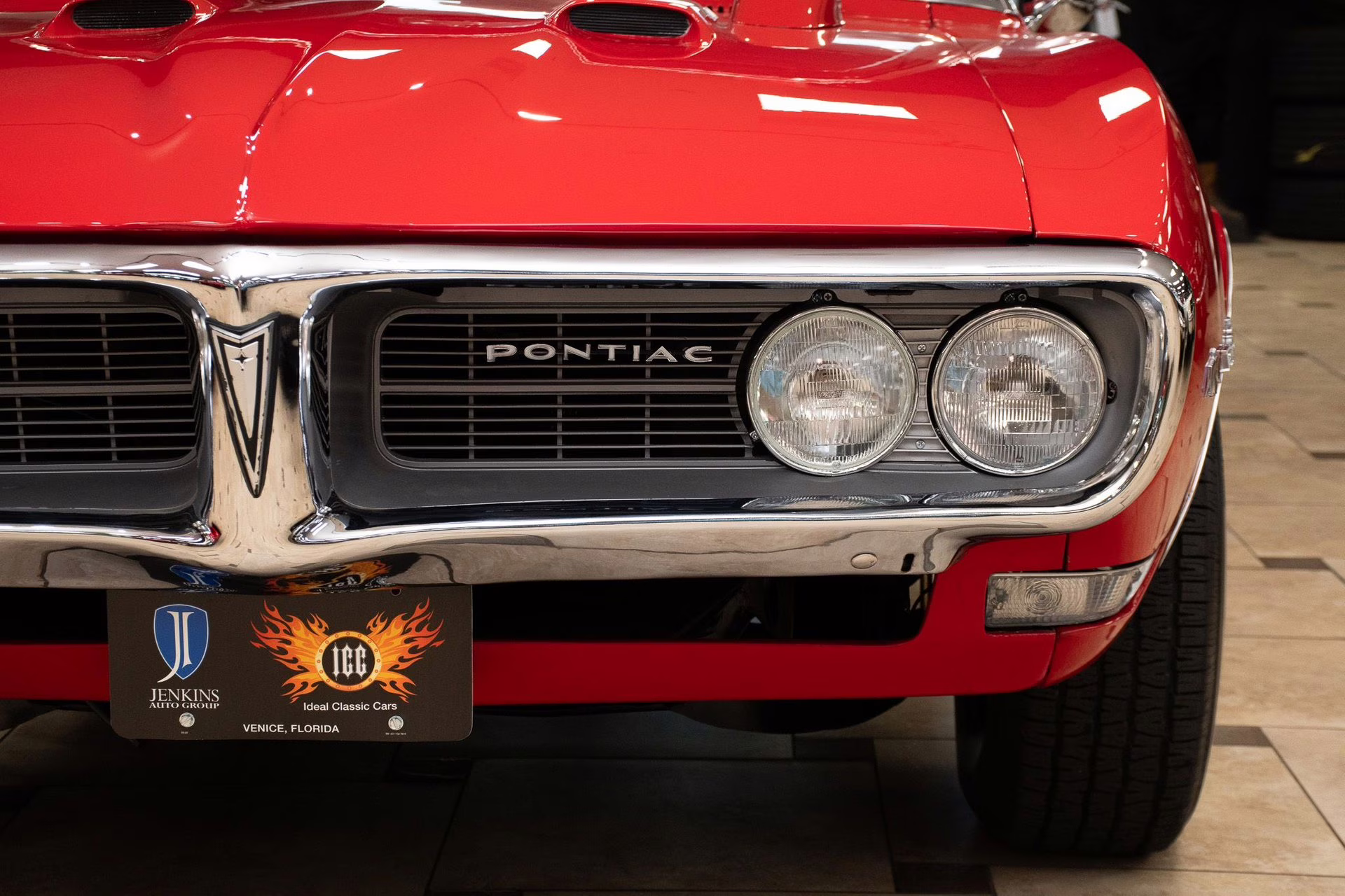 1968 Solar Red Pontiac Firebird