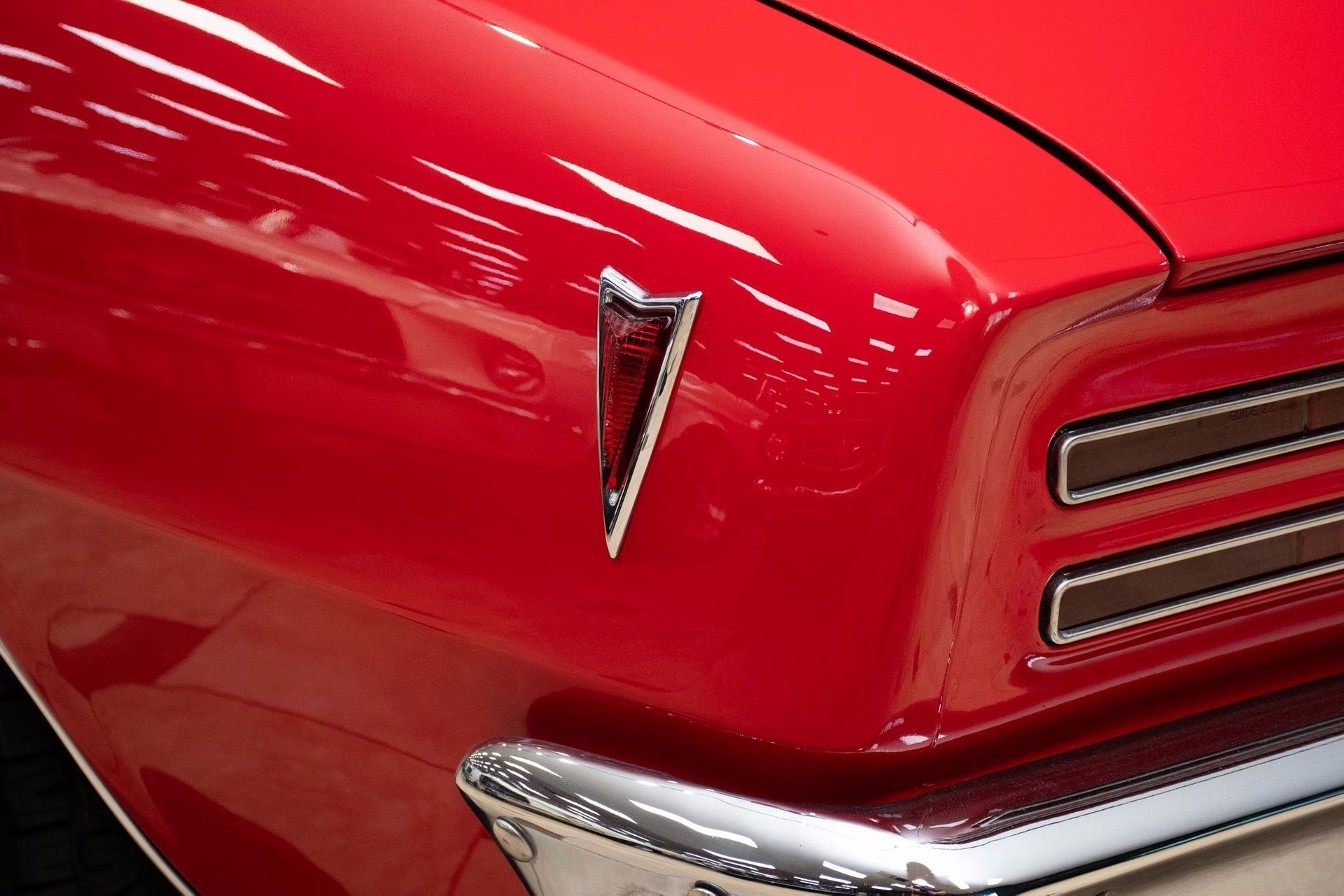 1968 Solar Red Pontiac Firebird