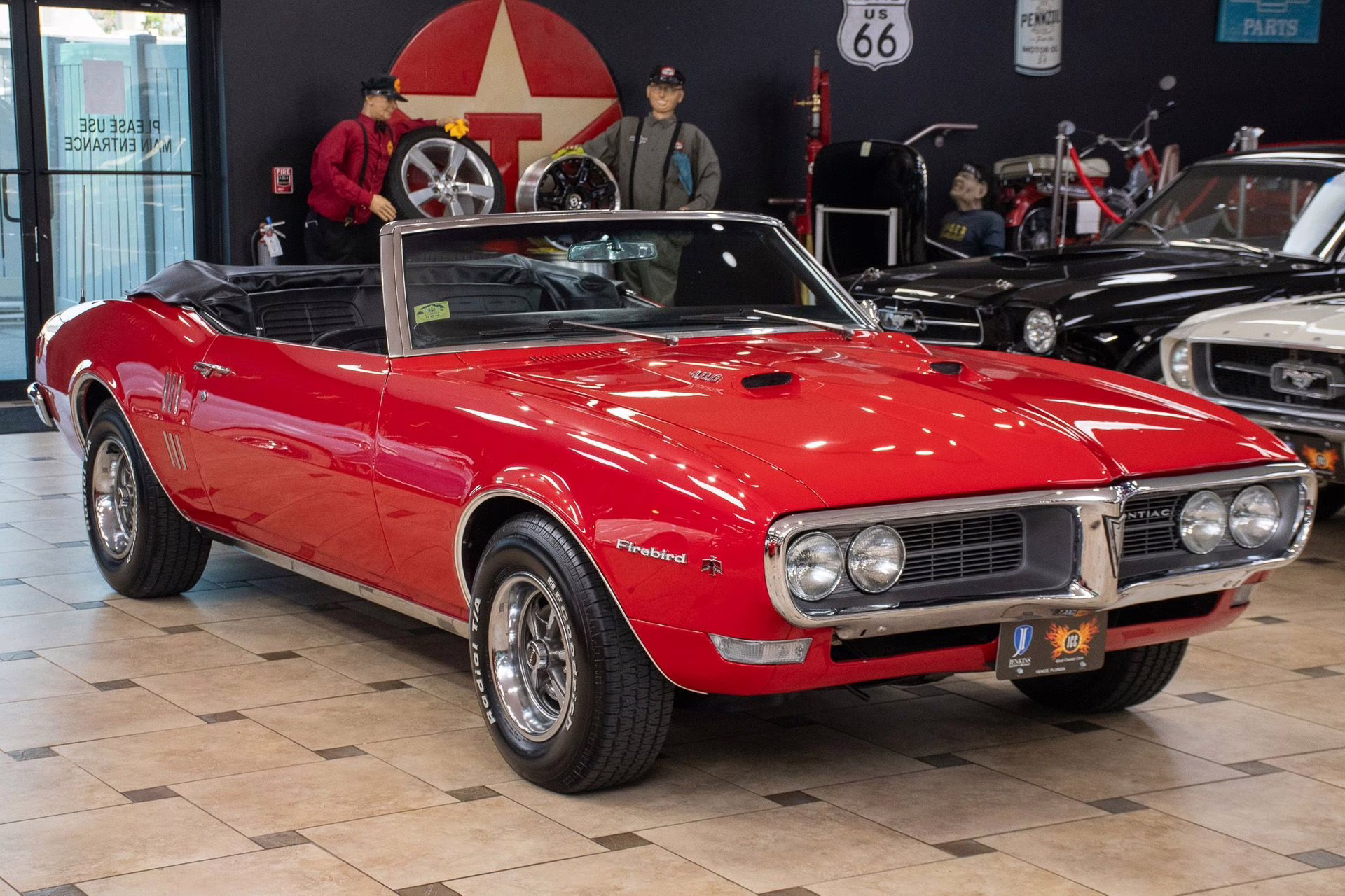 1968 Solar Red Pontiac Firebird