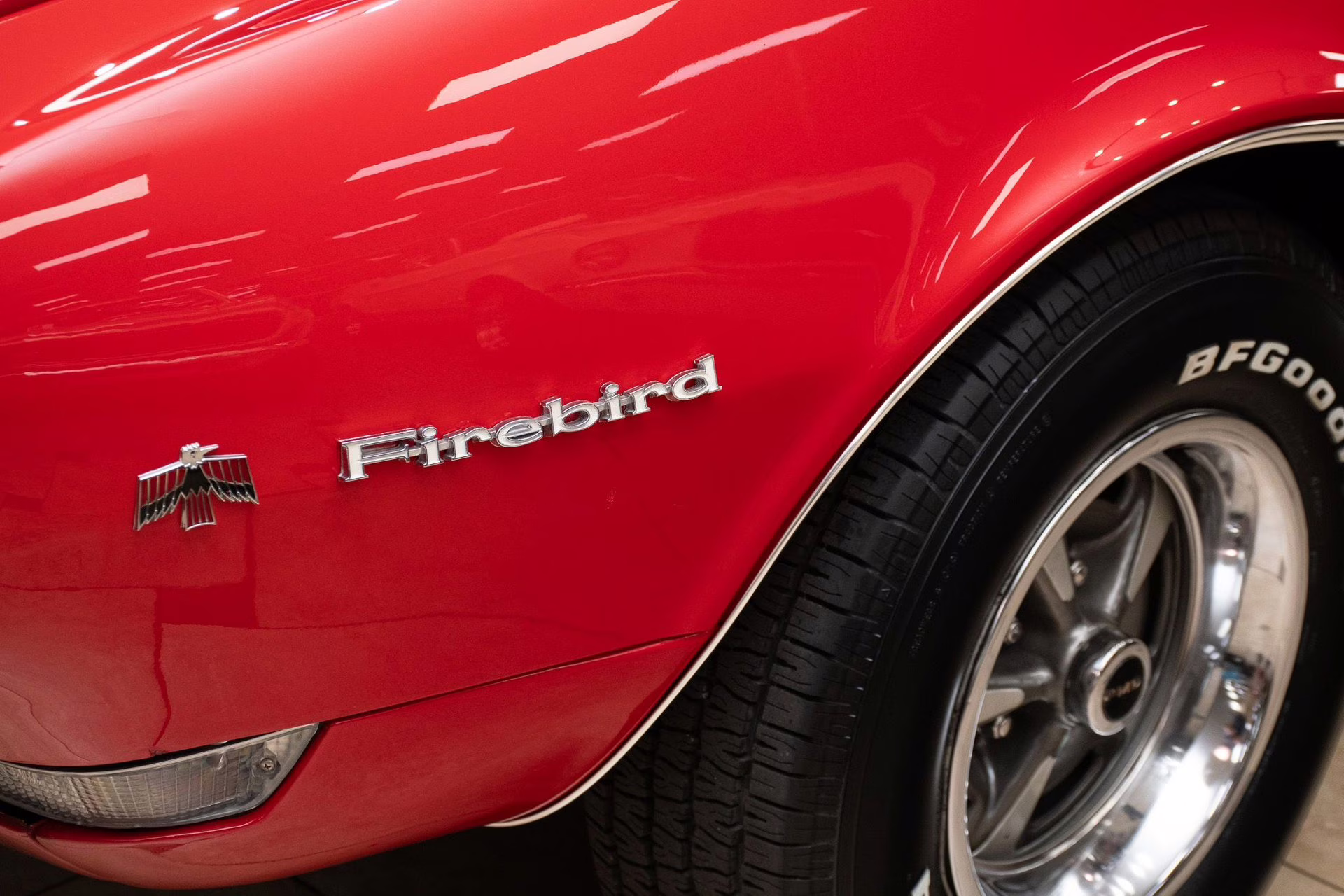 1968 Solar Red Pontiac Firebird