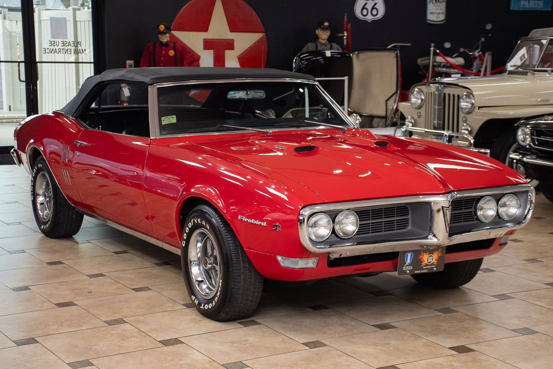 1968 Solar Red Pontiac Firebird