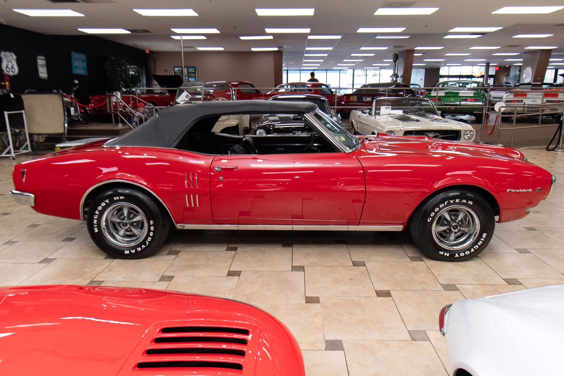 1968 Solar Red Pontiac Firebird