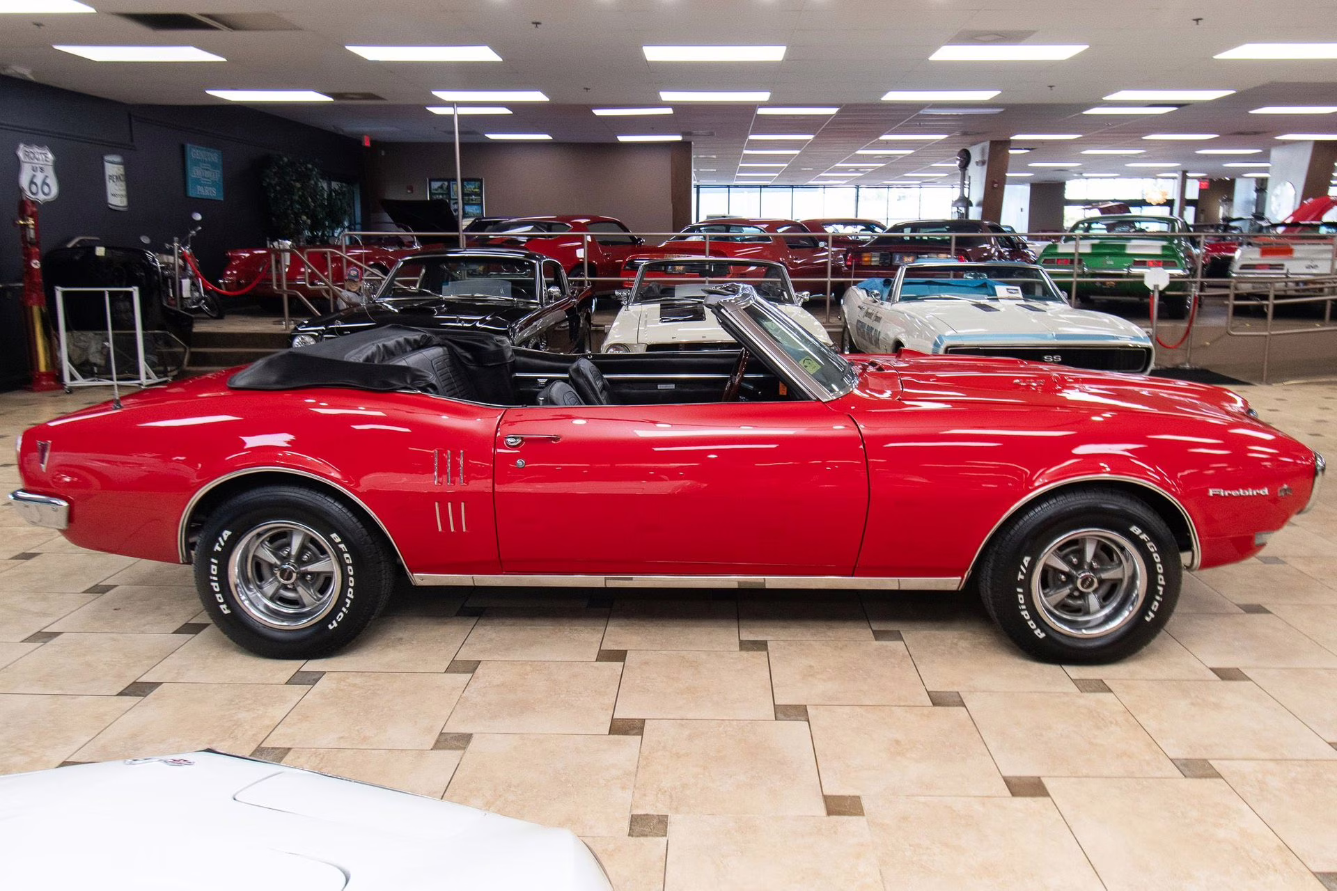 1968 Solar Red Pontiac Firebird