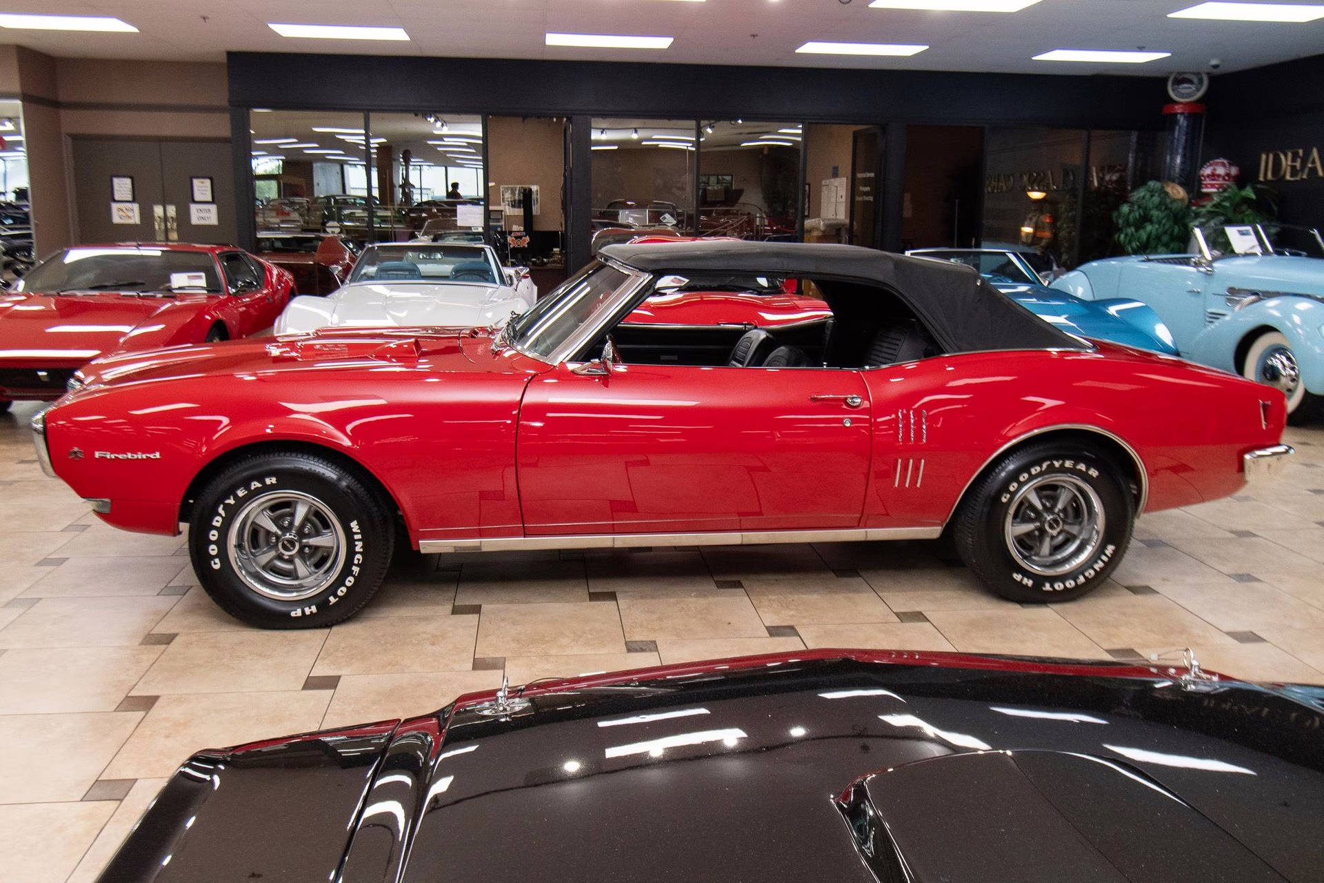 1968 Solar Red Pontiac Firebird