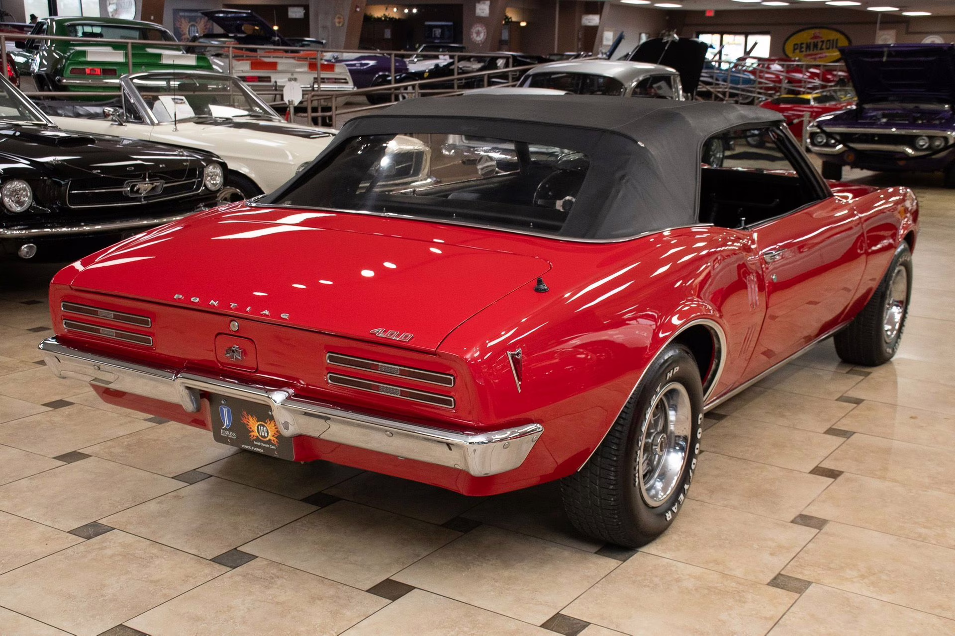 1968 Solar Red Pontiac Firebird