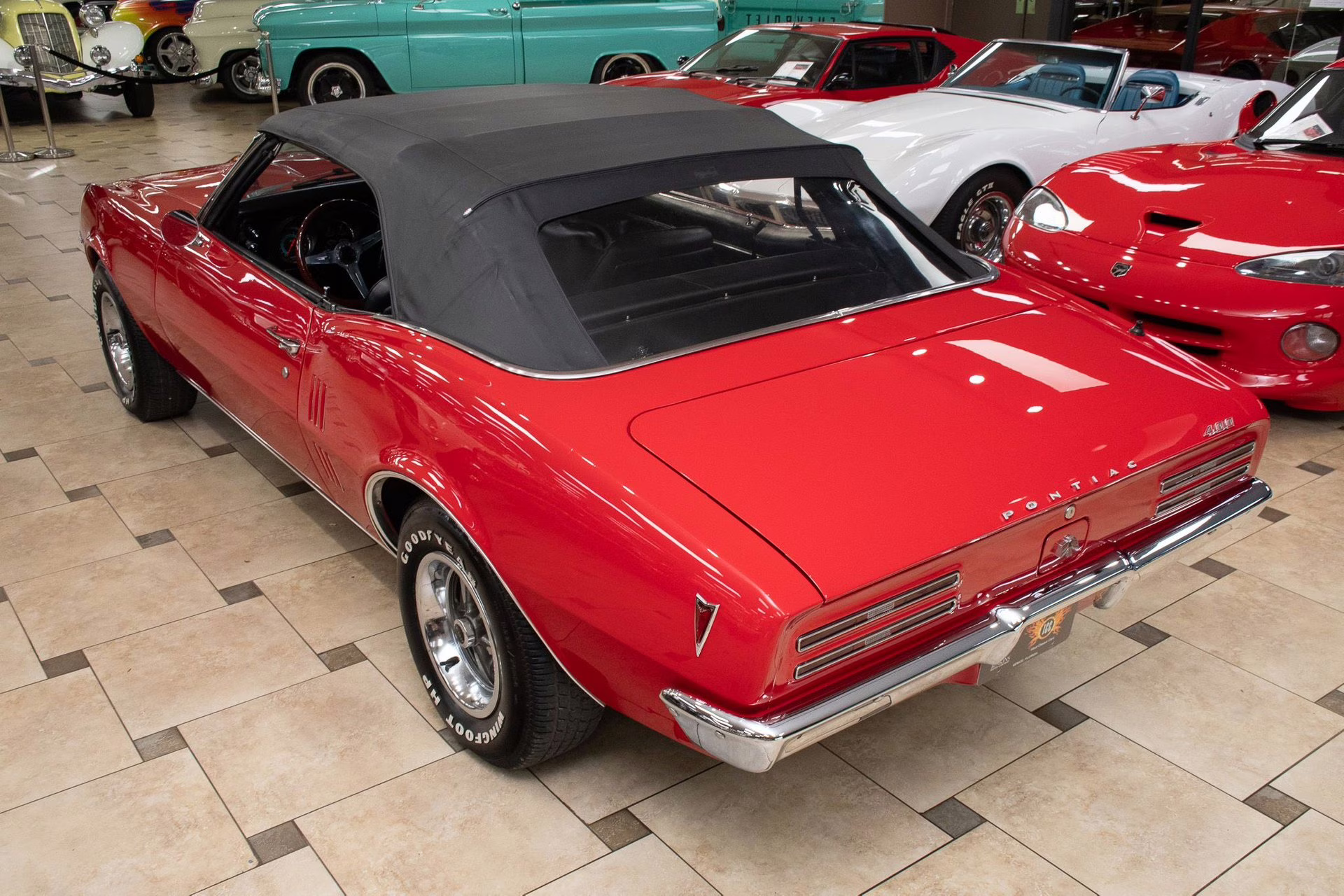 1968 Solar Red Pontiac Firebird