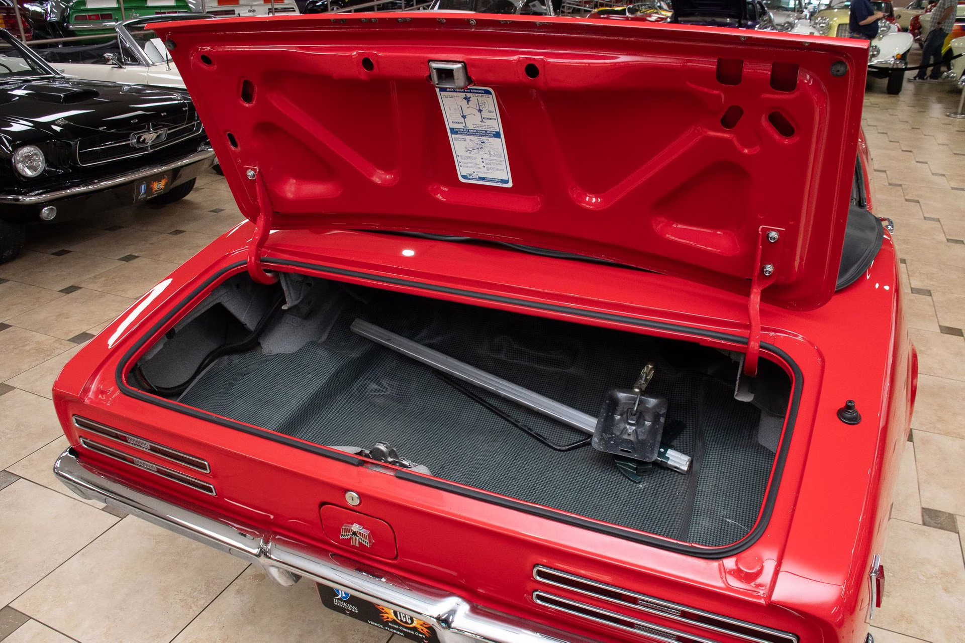 1968 Solar Red Pontiac Firebird