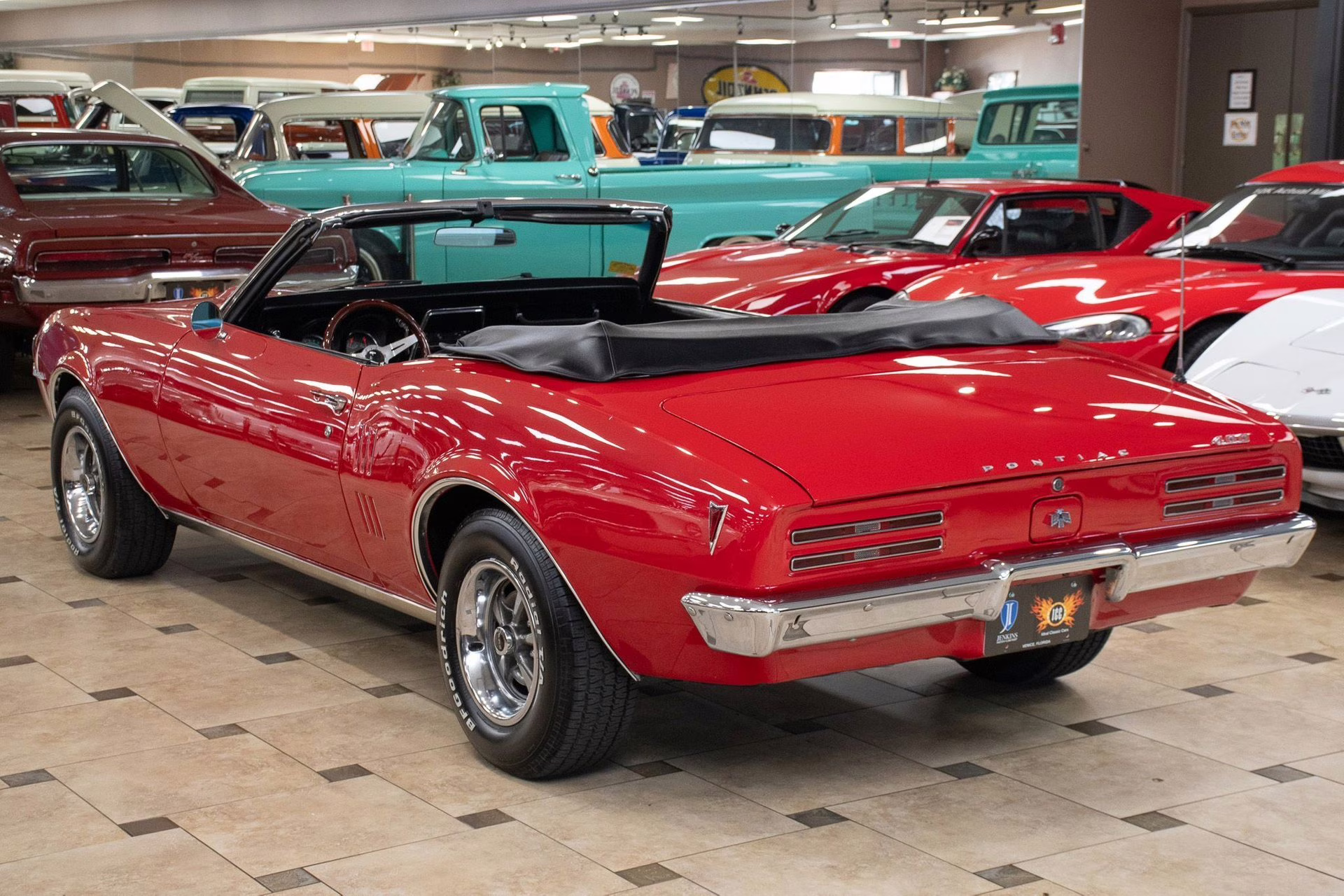 1968 Solar Red Pontiac Firebird