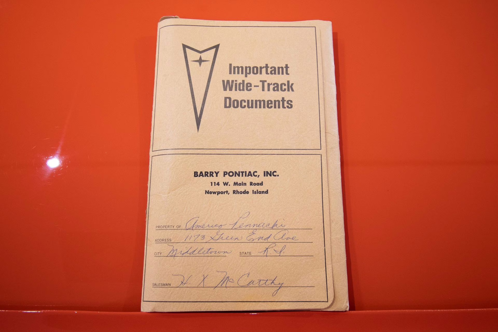 1969 Carousel Red Pontiac Firebird