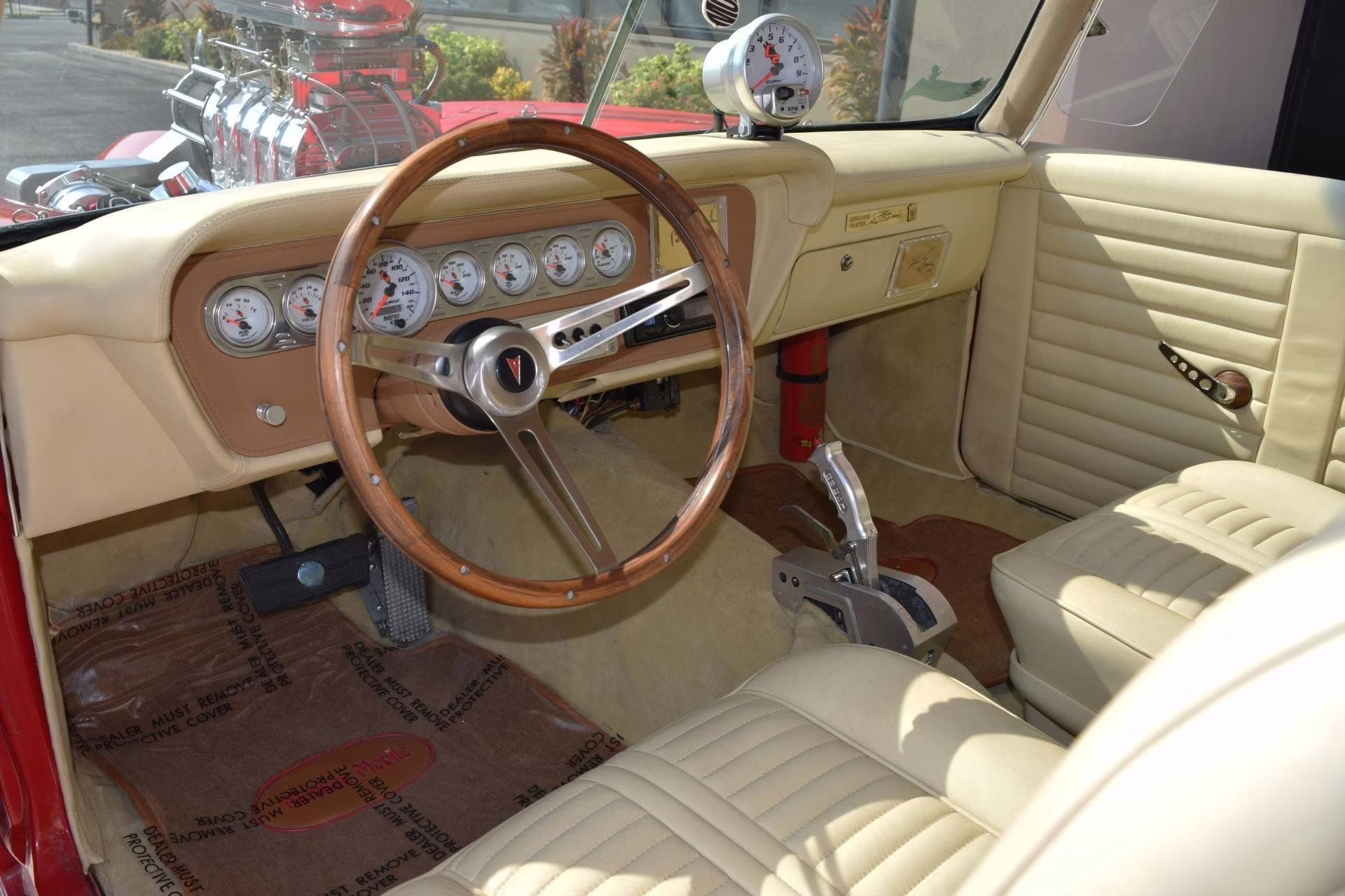 1967 Red Z Movie CAR THE Monkees Mobile Pontiac GTO