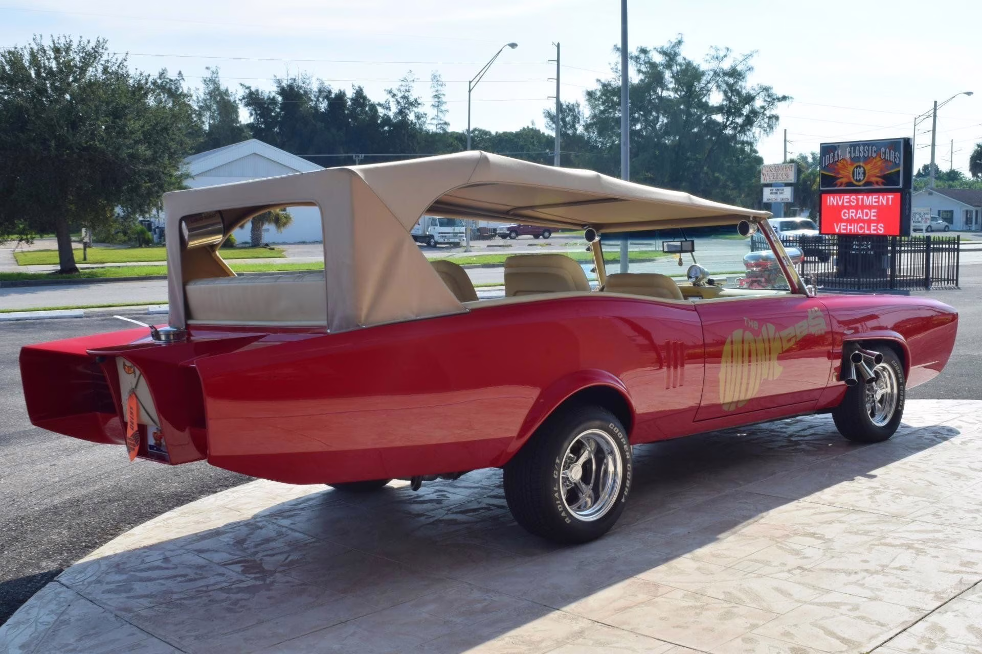 1967 Red Z Movie CAR THE Monkees Mobile Pontiac GTO
