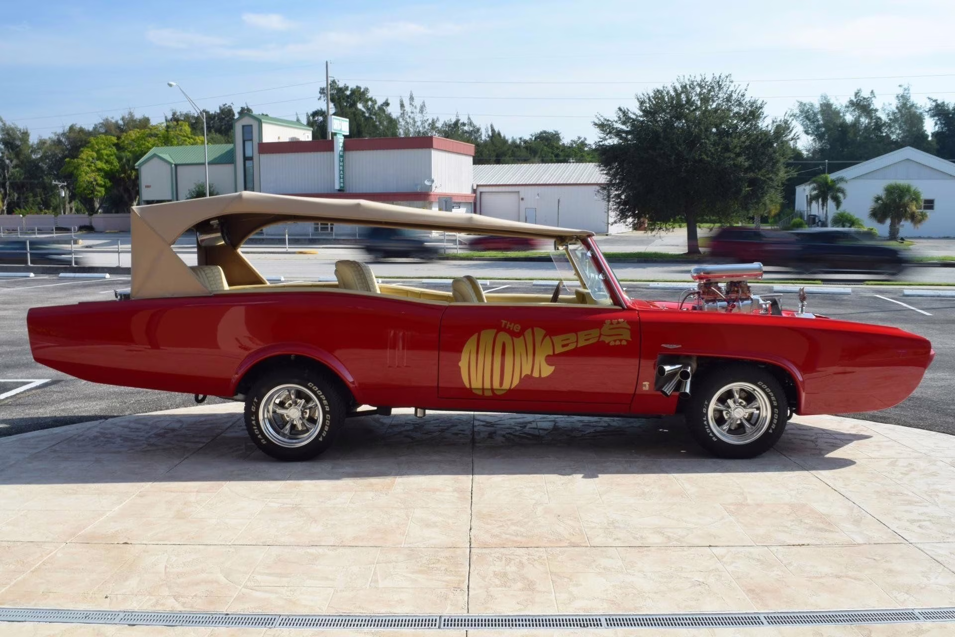 1967 Red Z Movie CAR THE Monkees Mobile Pontiac GTO