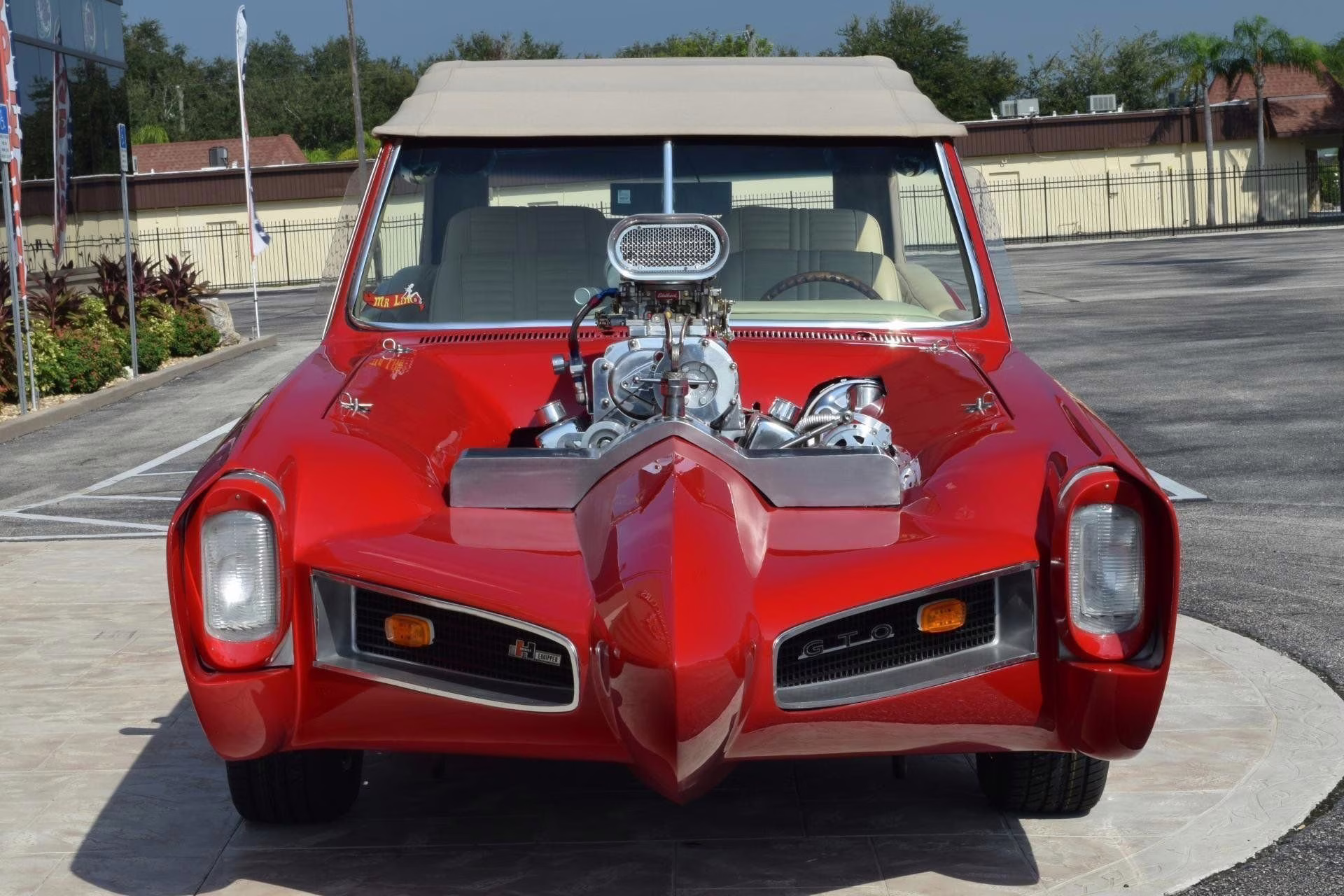1967 Red Z Movie CAR THE Monkees Mobile Pontiac GTO