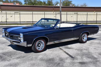 1967 Blue Pontiac LeMans