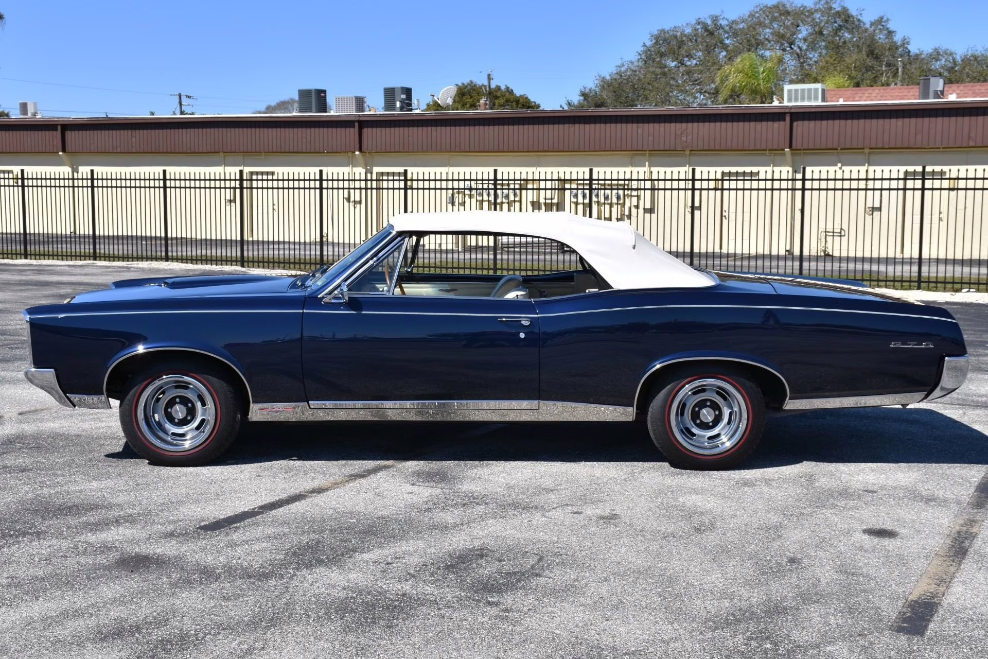 1967 Blue Pontiac LeMans