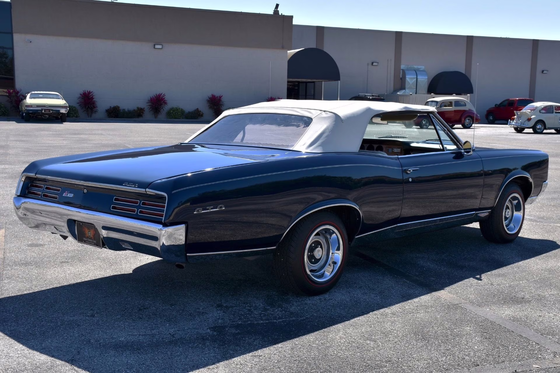 1967 Blue Pontiac LeMans