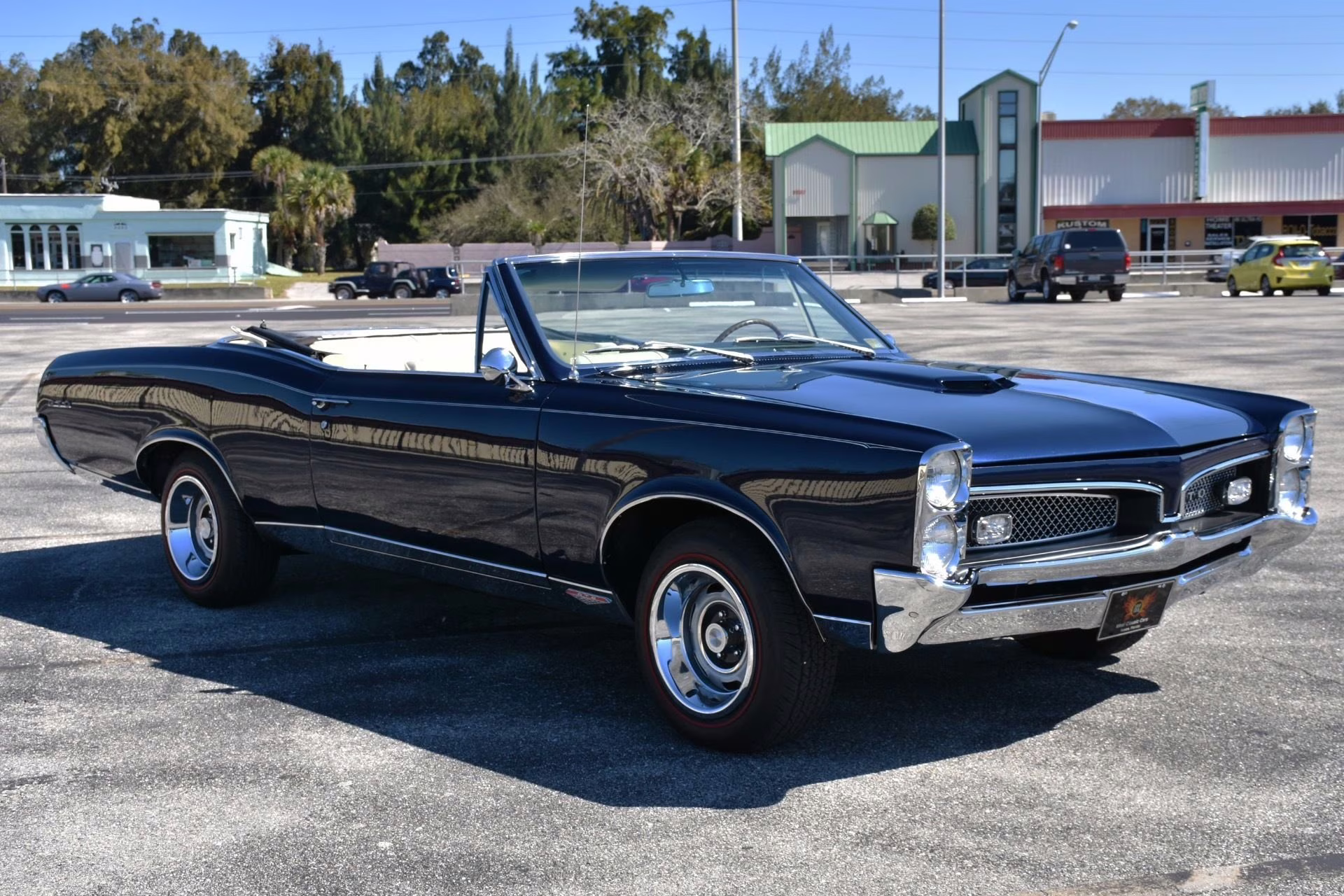 1967 Blue Pontiac LeMans