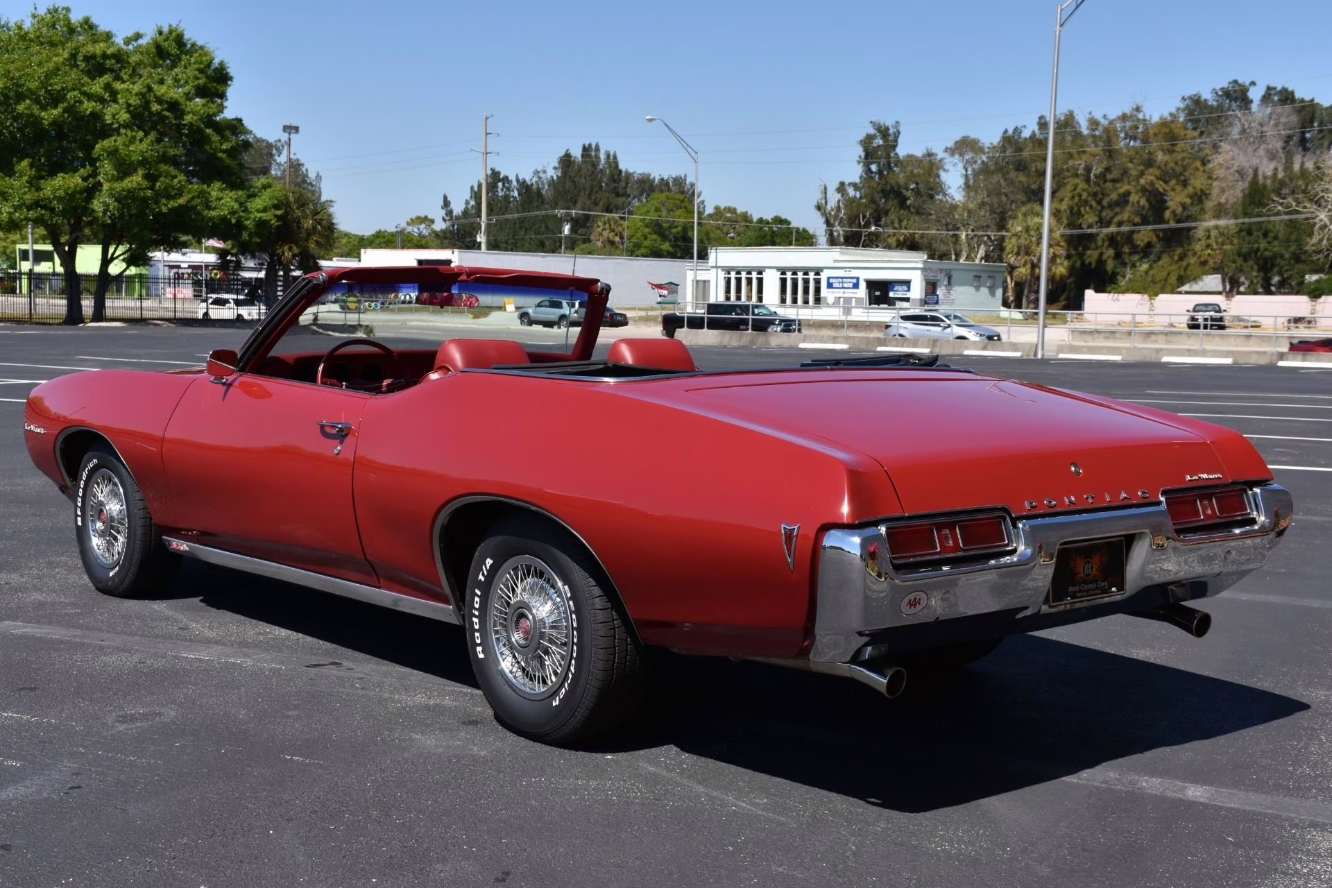 1969 Carousel Red Pontiac LeMans
