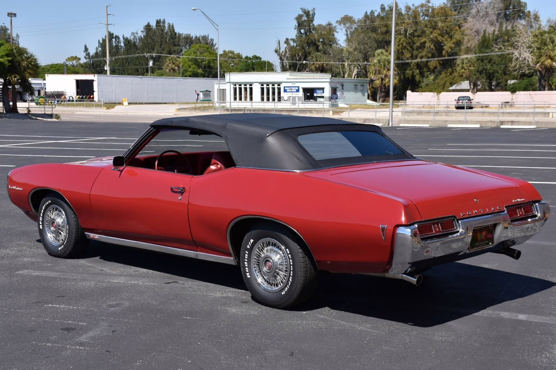 1969 Carousel Red Pontiac LeMans