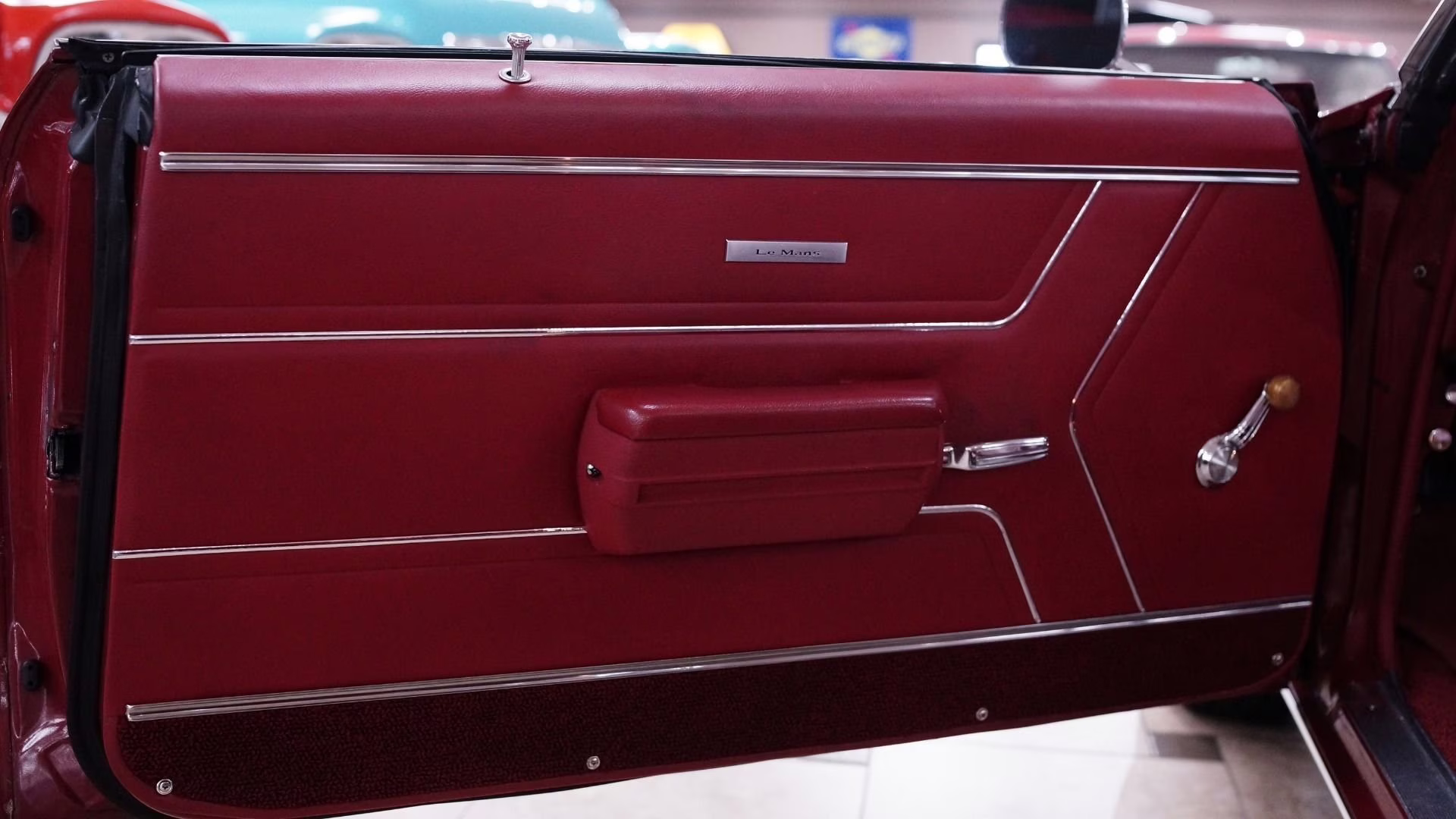 1969 Carousel Red Pontiac LeMans