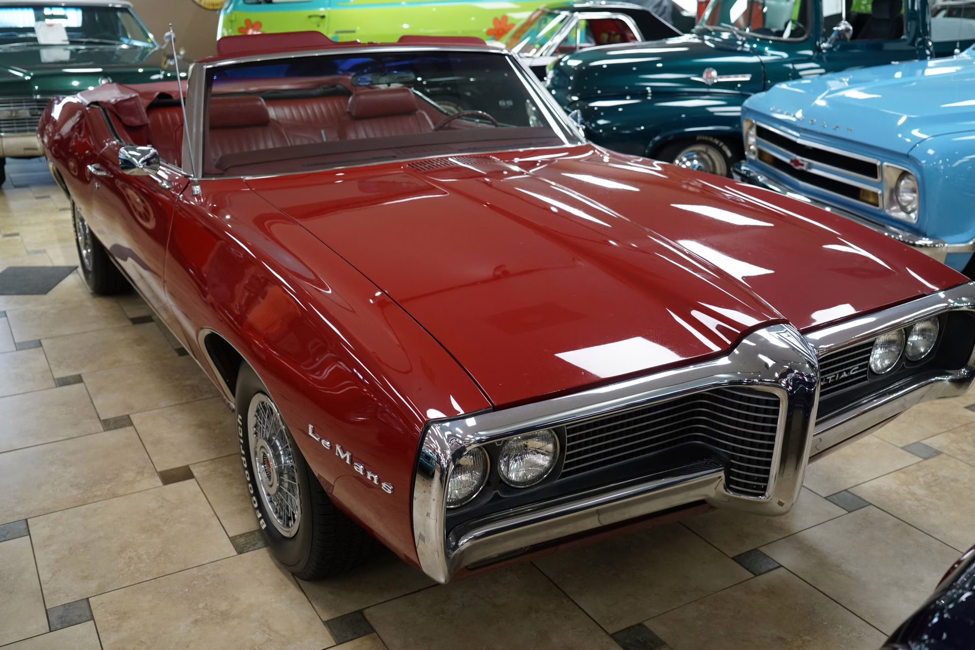 1969 Carousel Red Pontiac LeMans
