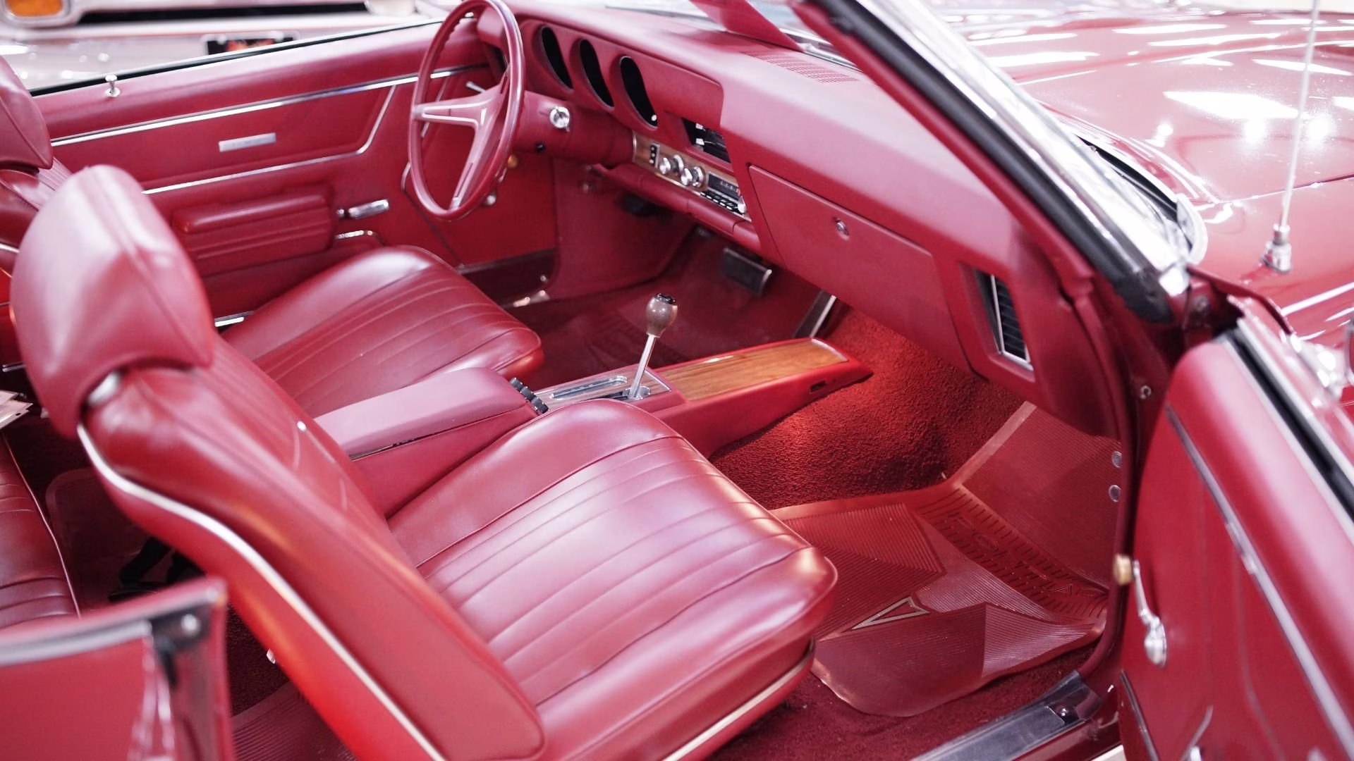 1969 Carousel Red Pontiac LeMans