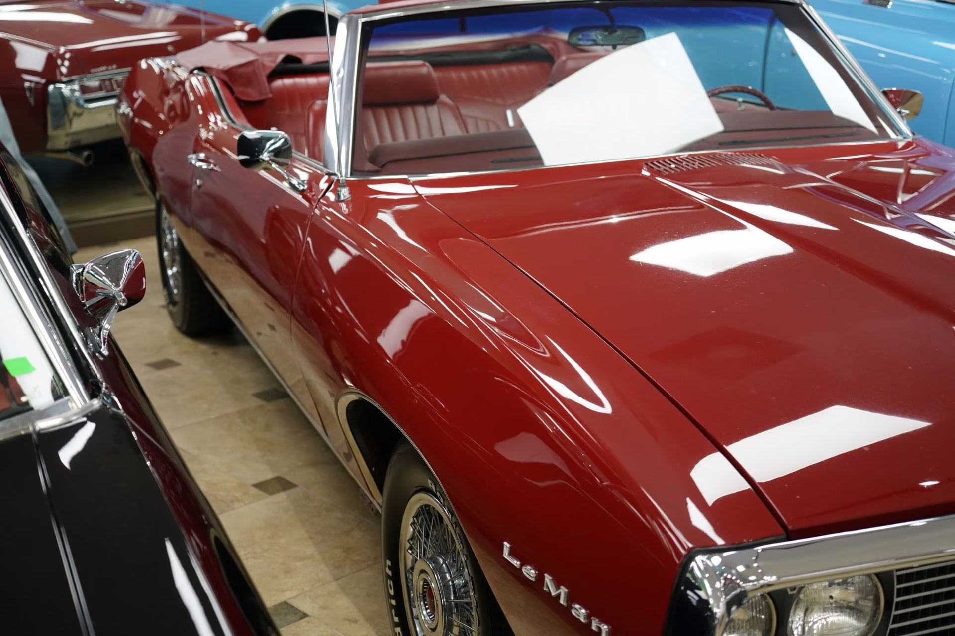 1969 Carousel Red Pontiac LeMans