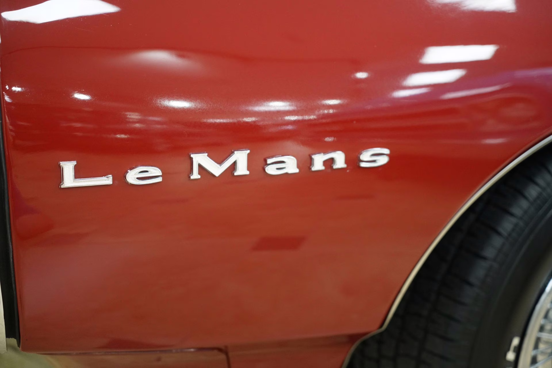 1969 Carousel Red Pontiac LeMans