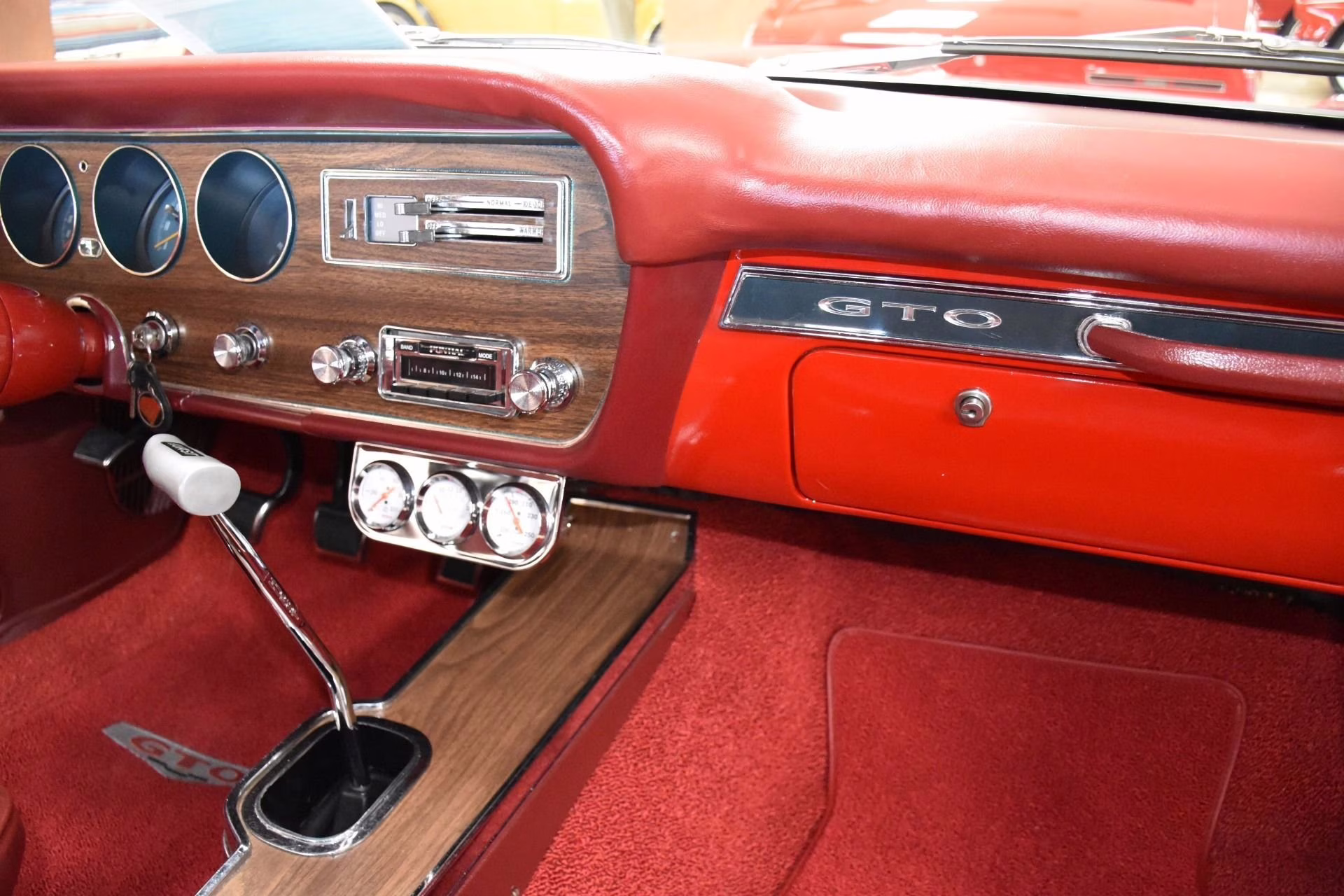 1967 Red Pontiac GTO