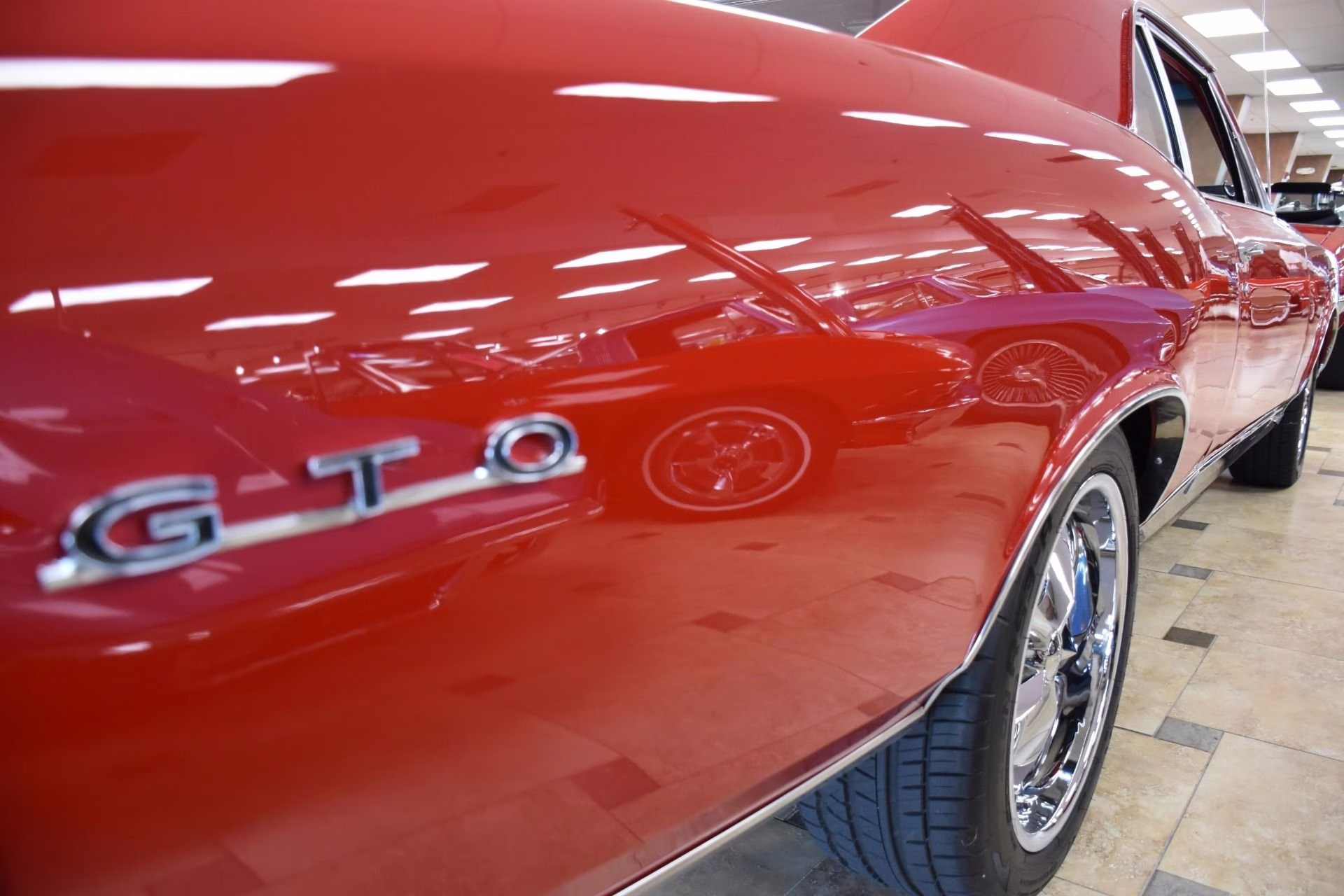 1967 Red Pontiac GTO