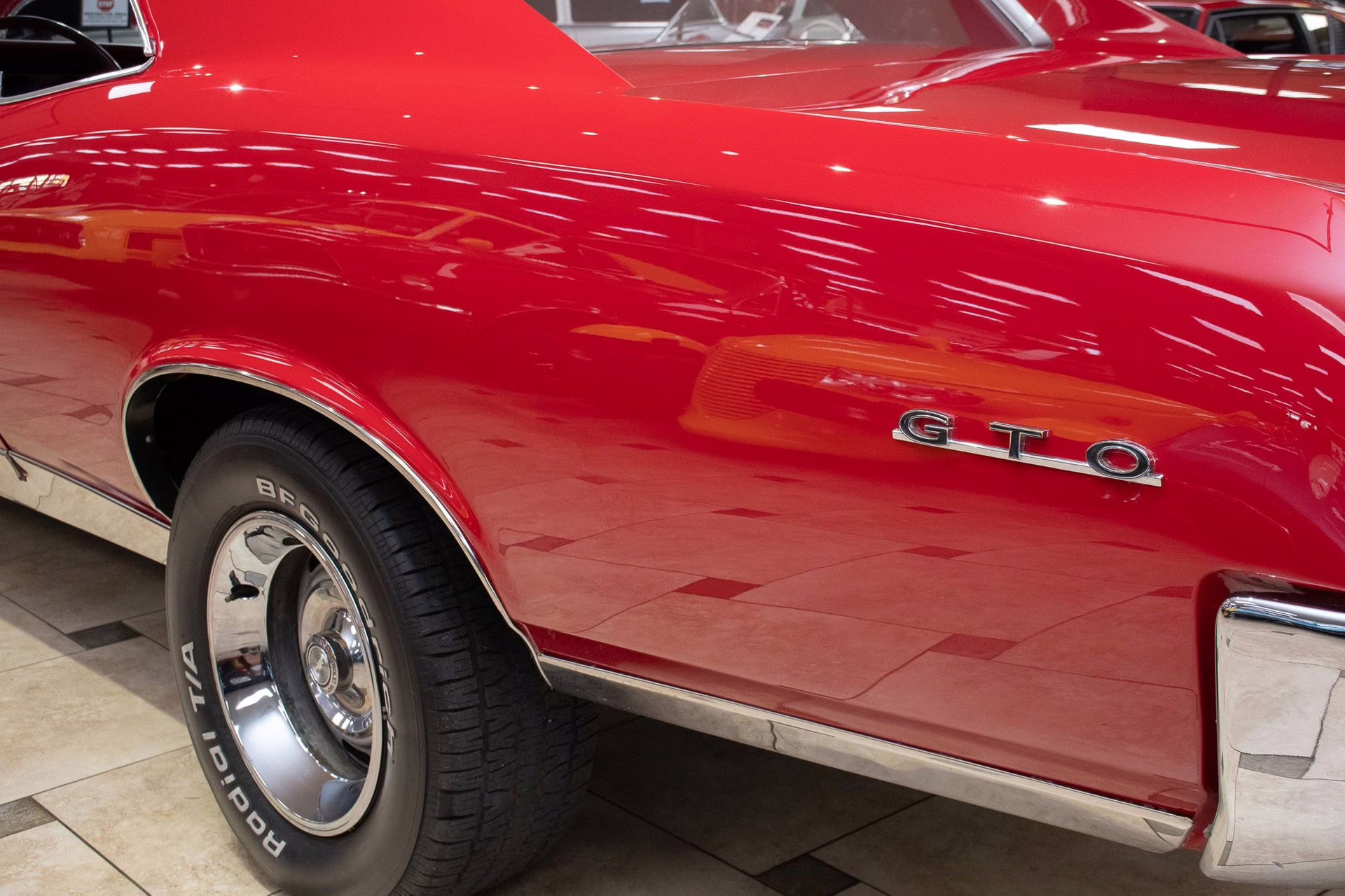 1967 Regimental Red Pontiac GTO