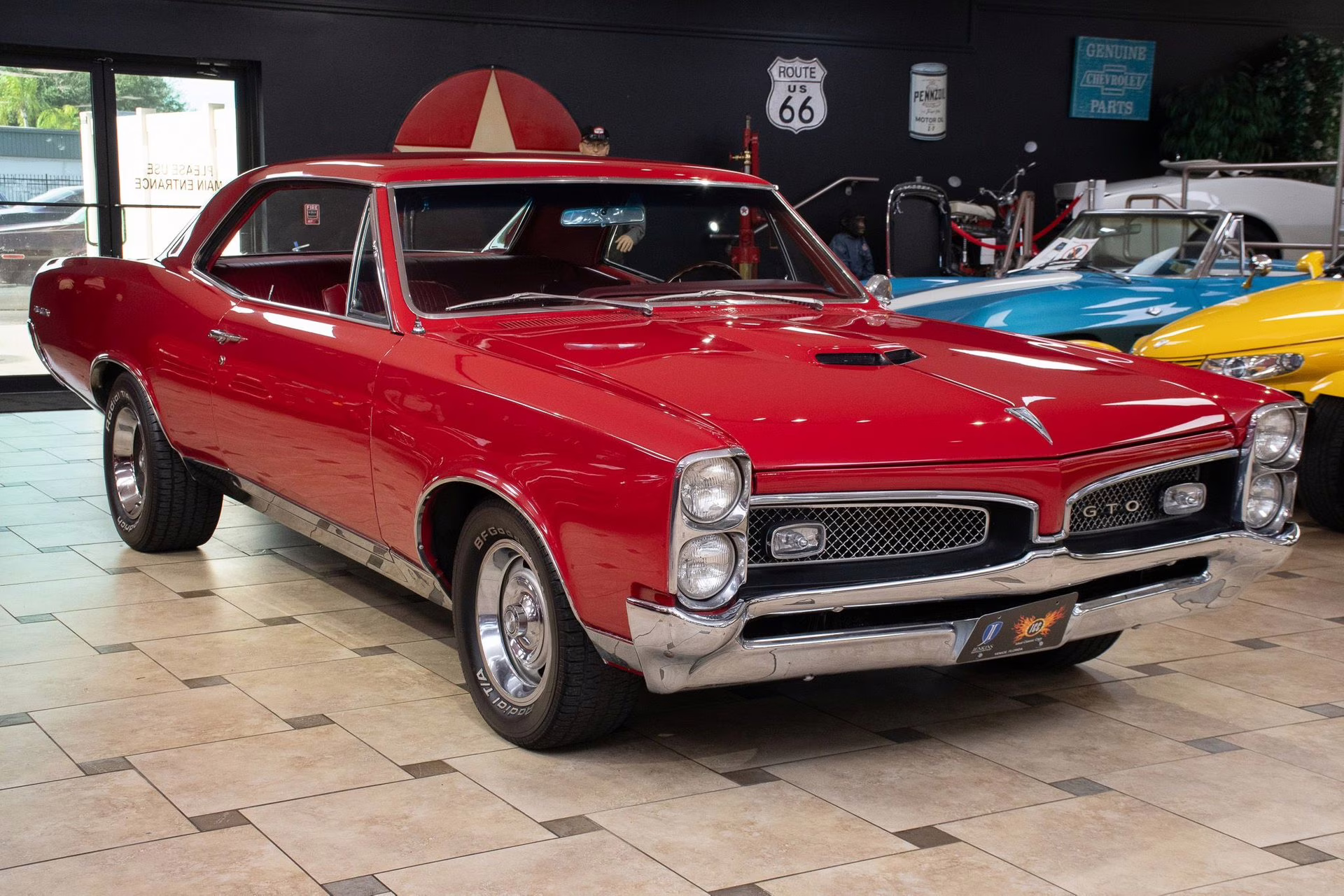 1967 Regimental Red Pontiac GTO