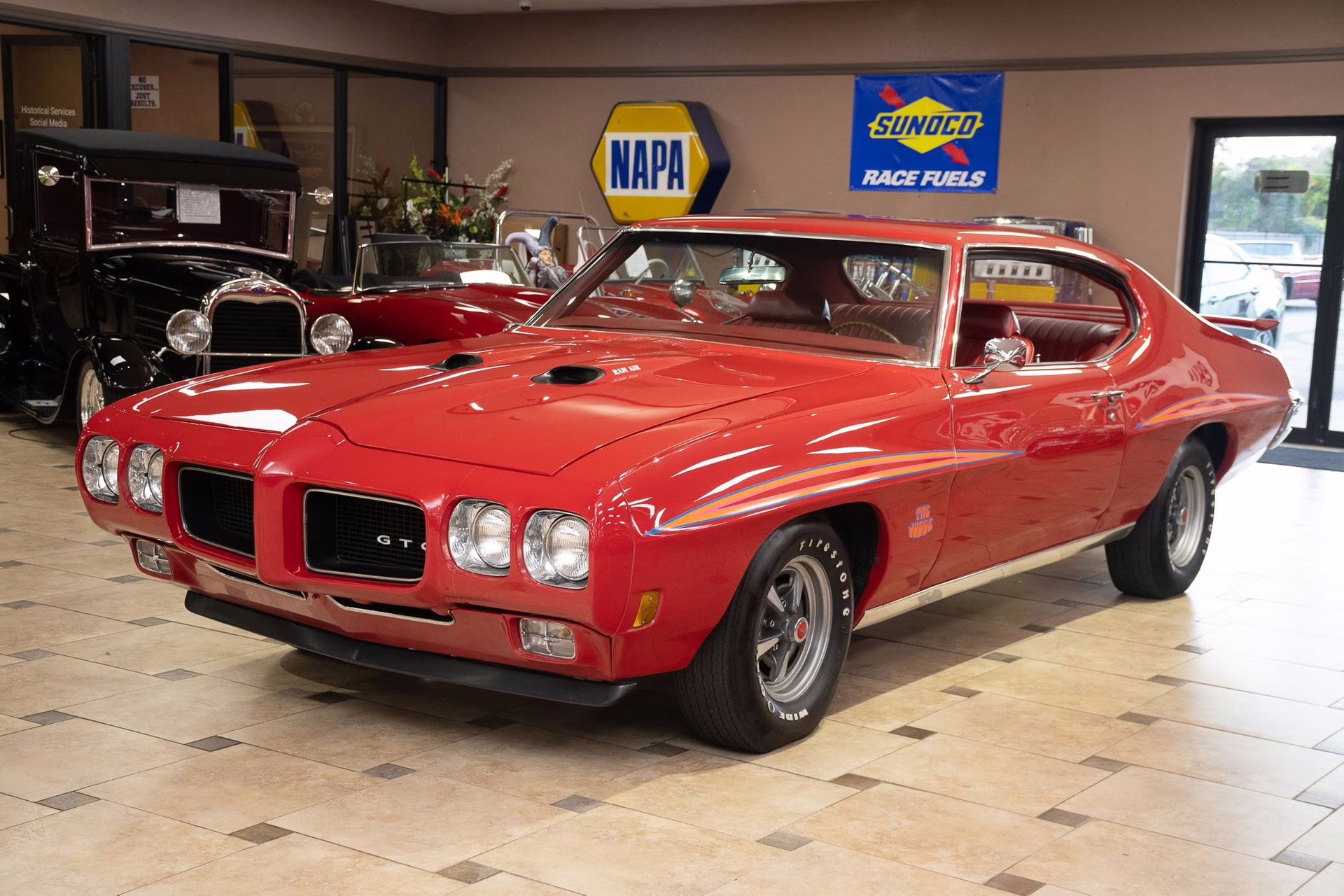 1970 Cardinal Red Pontiac GTO